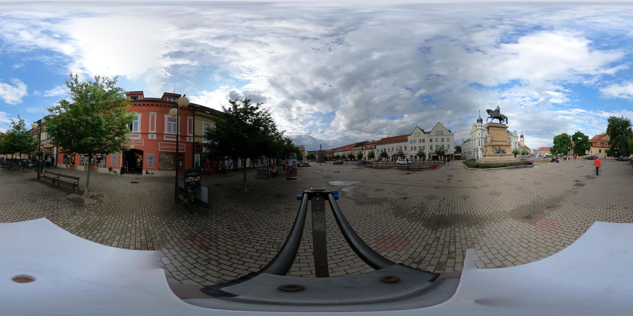 Street view near Penzion Král Jiří, Poděbrady — © wegavision (CC BY-SA · Mapillary)