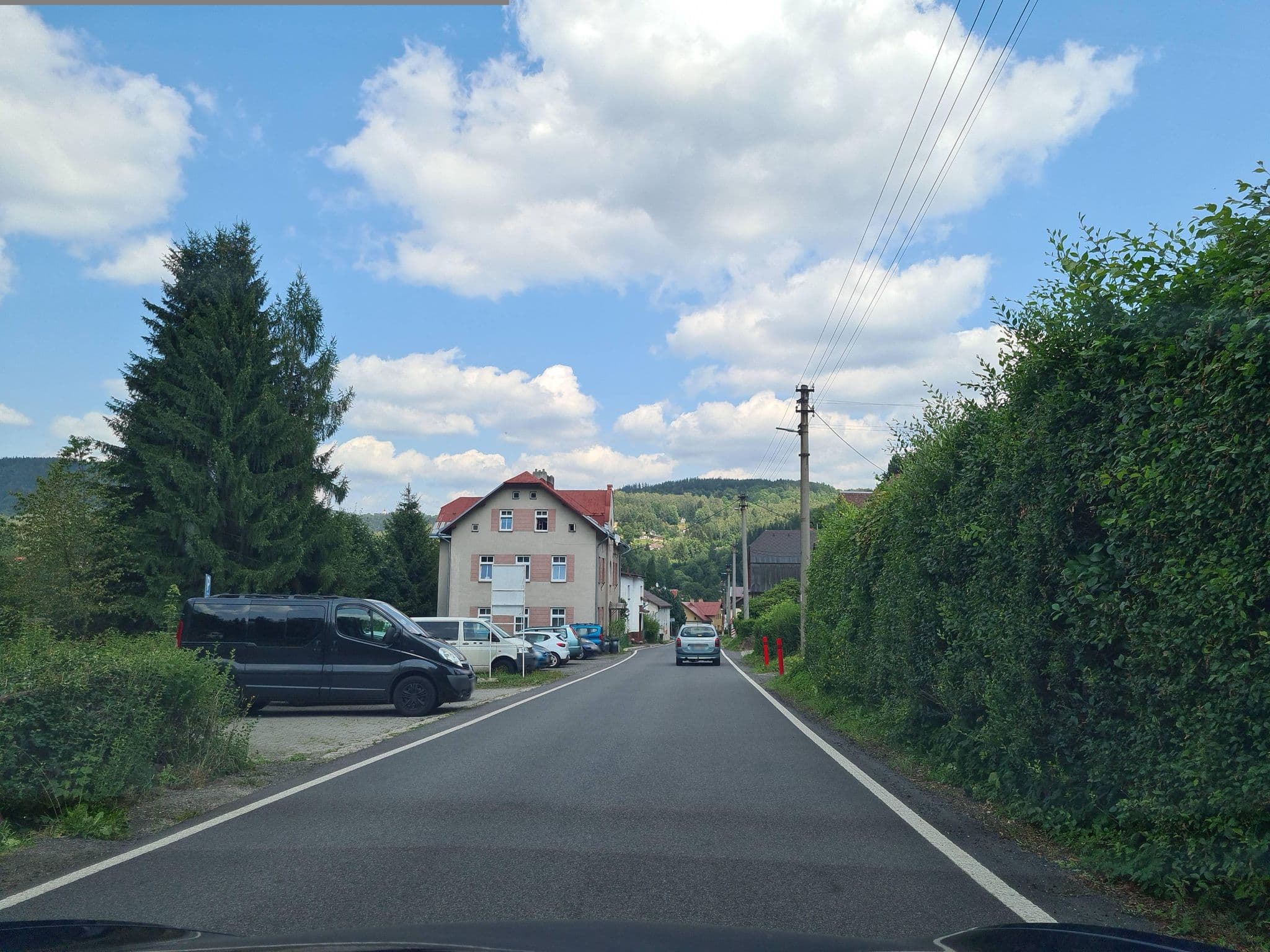 Street view near Penzion Akron, Desná — © kino (CC BY-SA · Mapillary)