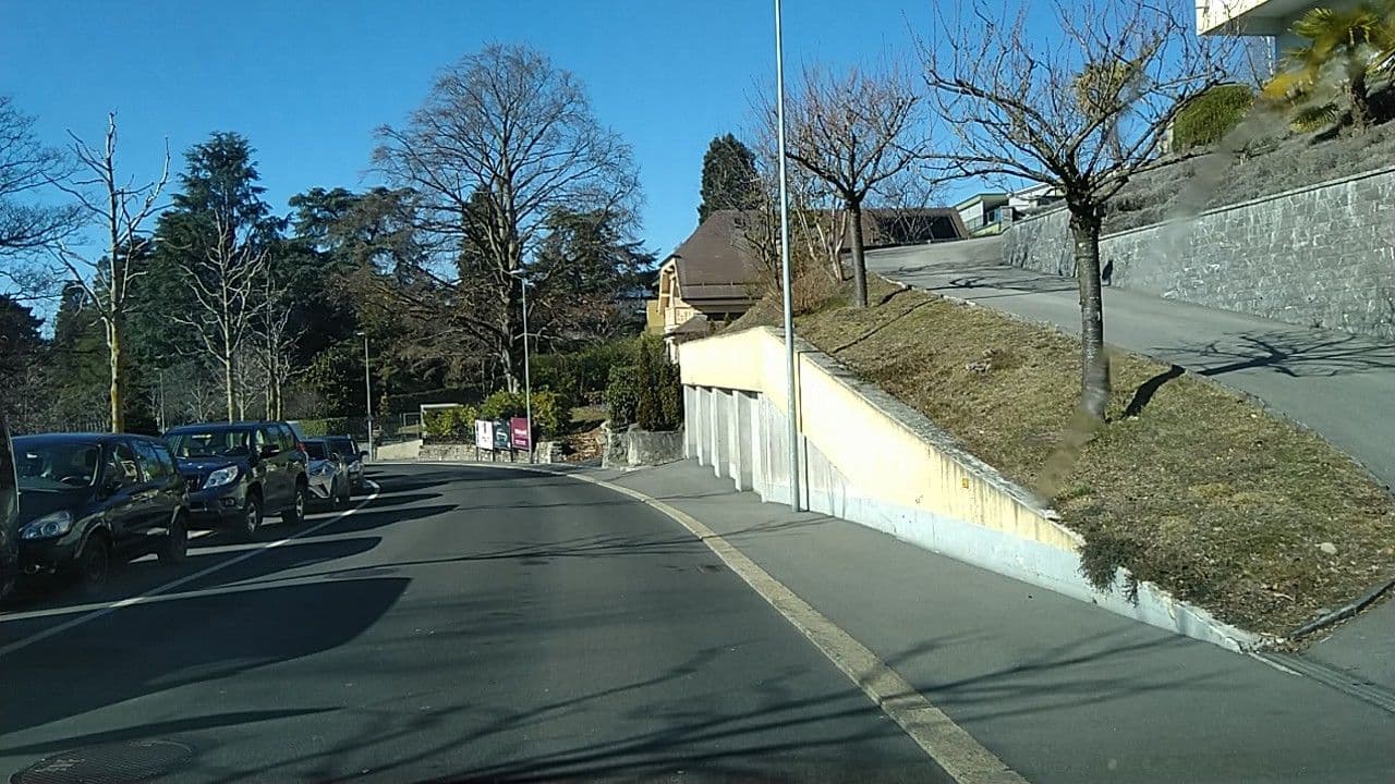 Street view near Suisse Riviera Elegance, Montreux — © selfishseahorse (CC BY-SA · Mapillary)