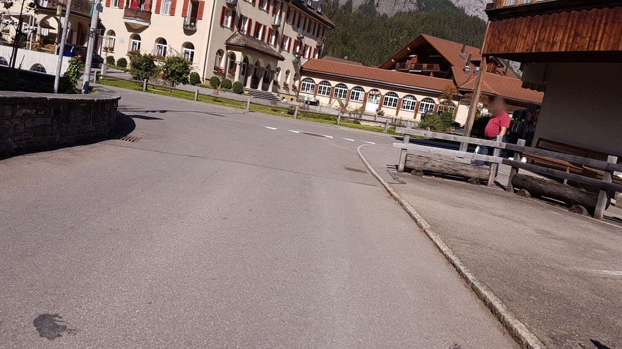 Street view near Chalet am Irfig, Kandersteg — © trac71 (CC BY-SA · Mapillary)