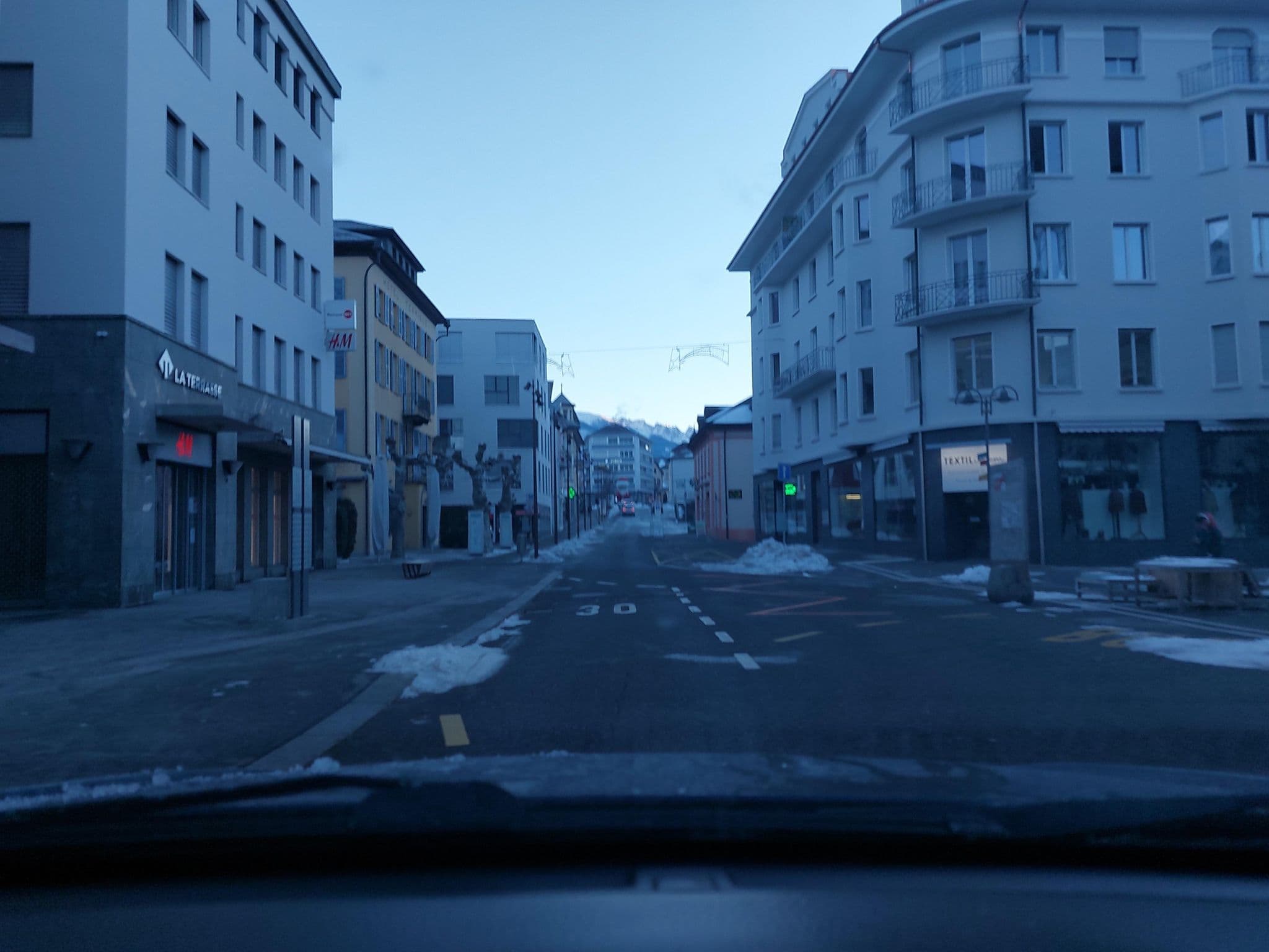 Street view near Hotel Restaurant terminus, Sierre — © Balbenar (CC BY-SA · Mapillary)