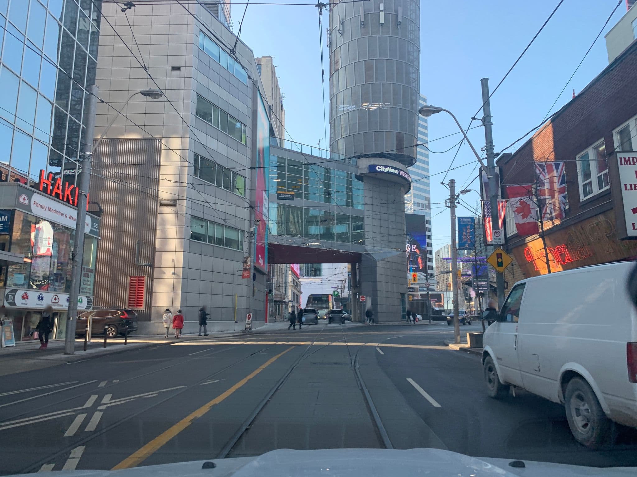 Street view near Bond Place Hotel homeless shelter, Church-Yonge Corridor — © mdrive (CC BY-SA · Mapillary)