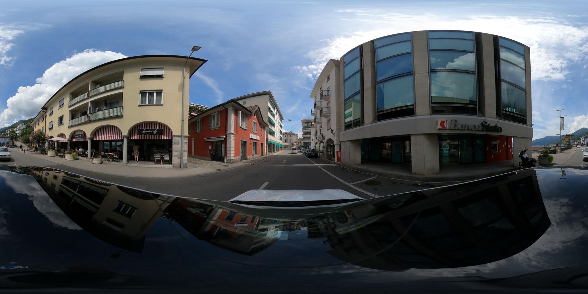 Street view near Albergo-Pensione Graziella, Brissago — © peterleth (CC BY-SA · Mapillary)
