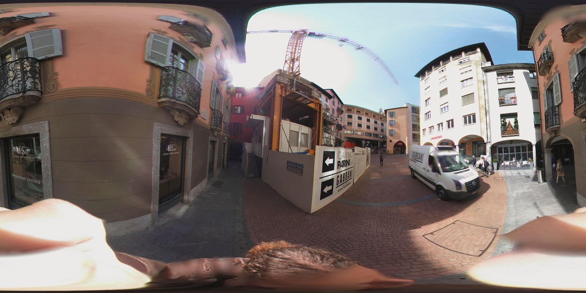 Street view near Hotel Lugano Dante, Lugano — © thx (CC BY-SA · Mapillary)