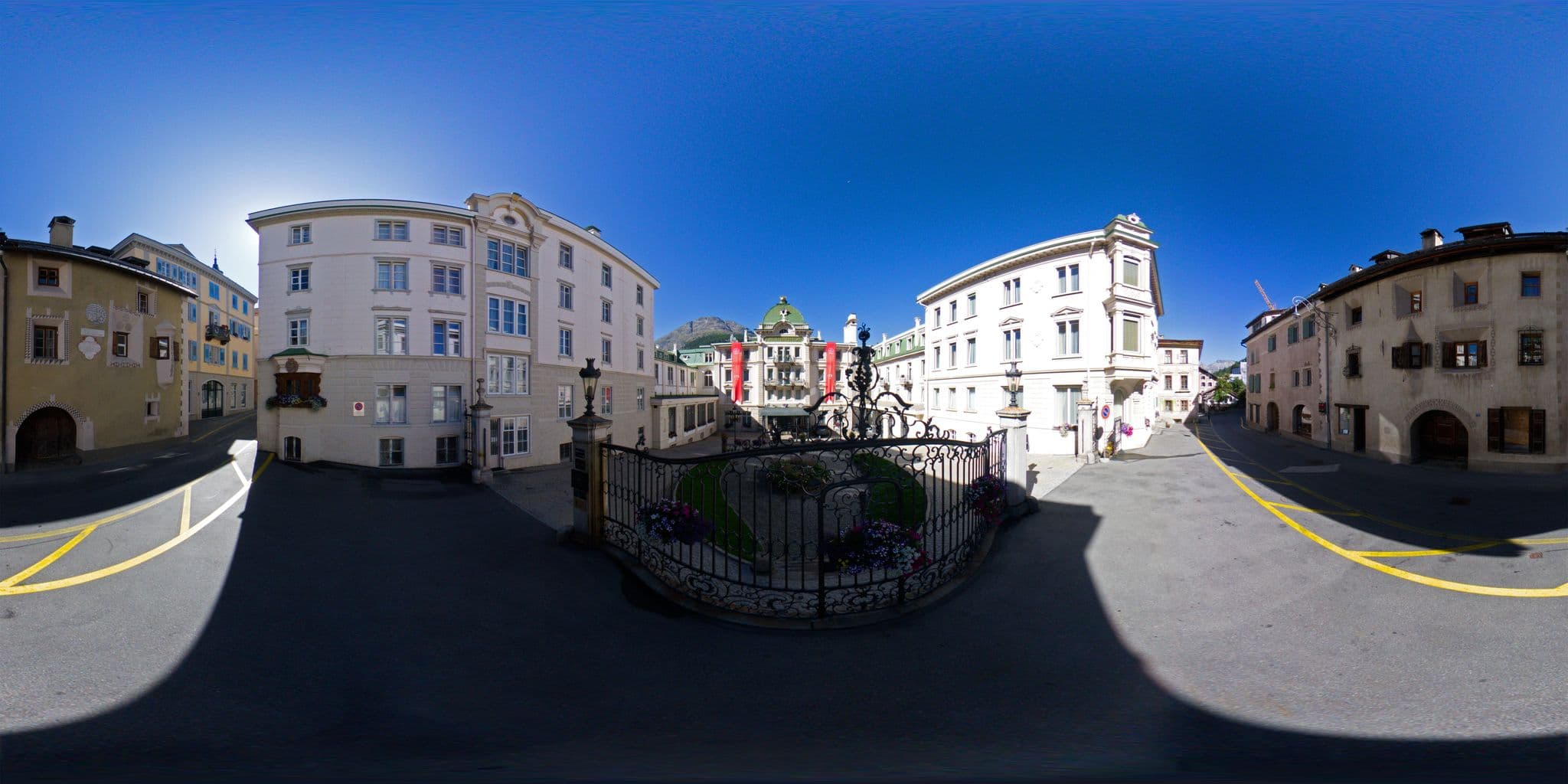 Street view near Grand Hotel Kronenhof, Pontresina — © AllWays360 (CC BY-SA · Mapillary)