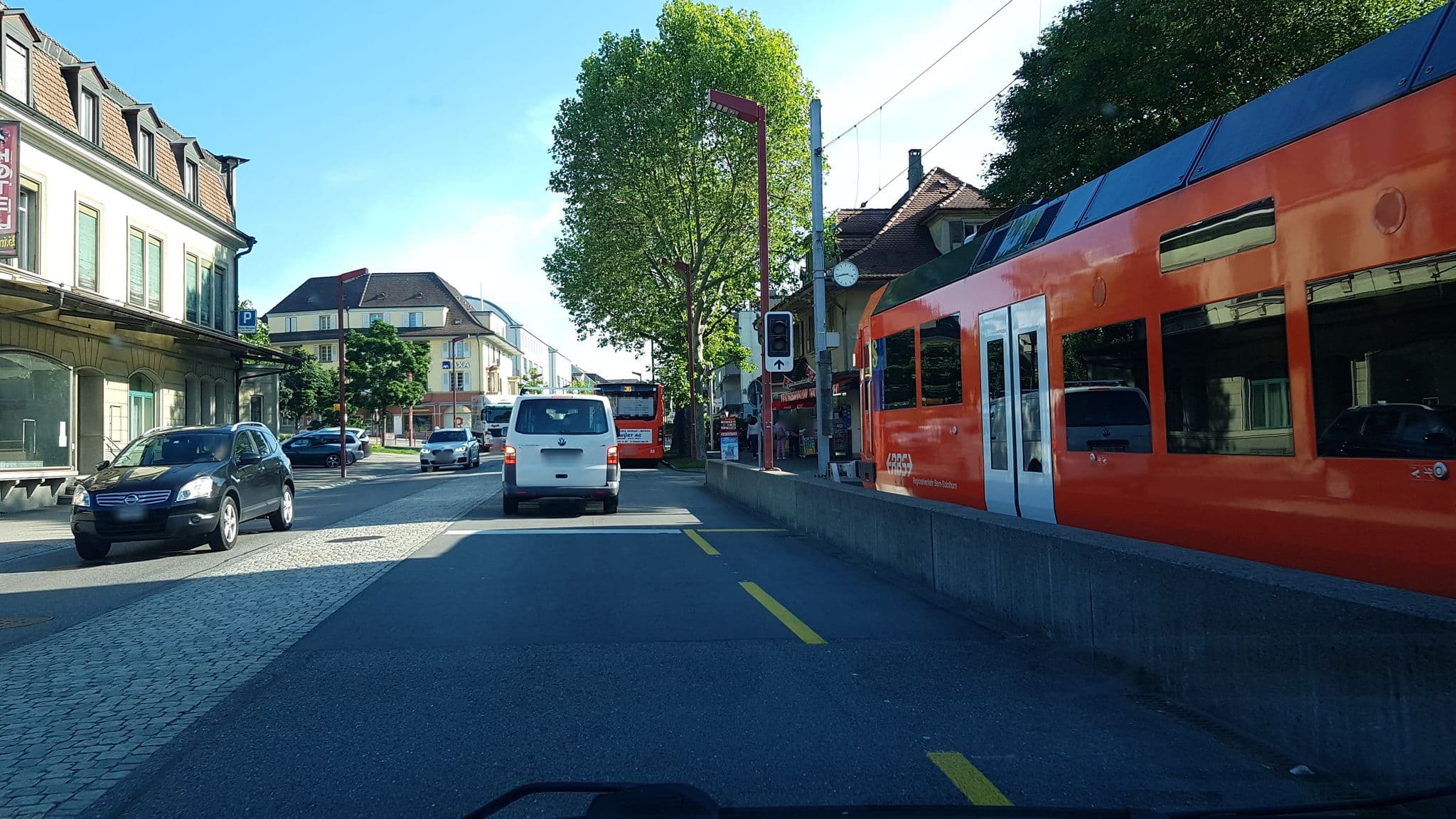 Street view near Hotel-Restaurant Bären, Zollikofen — © bloodhound99 (CC BY-SA · Mapillary)
