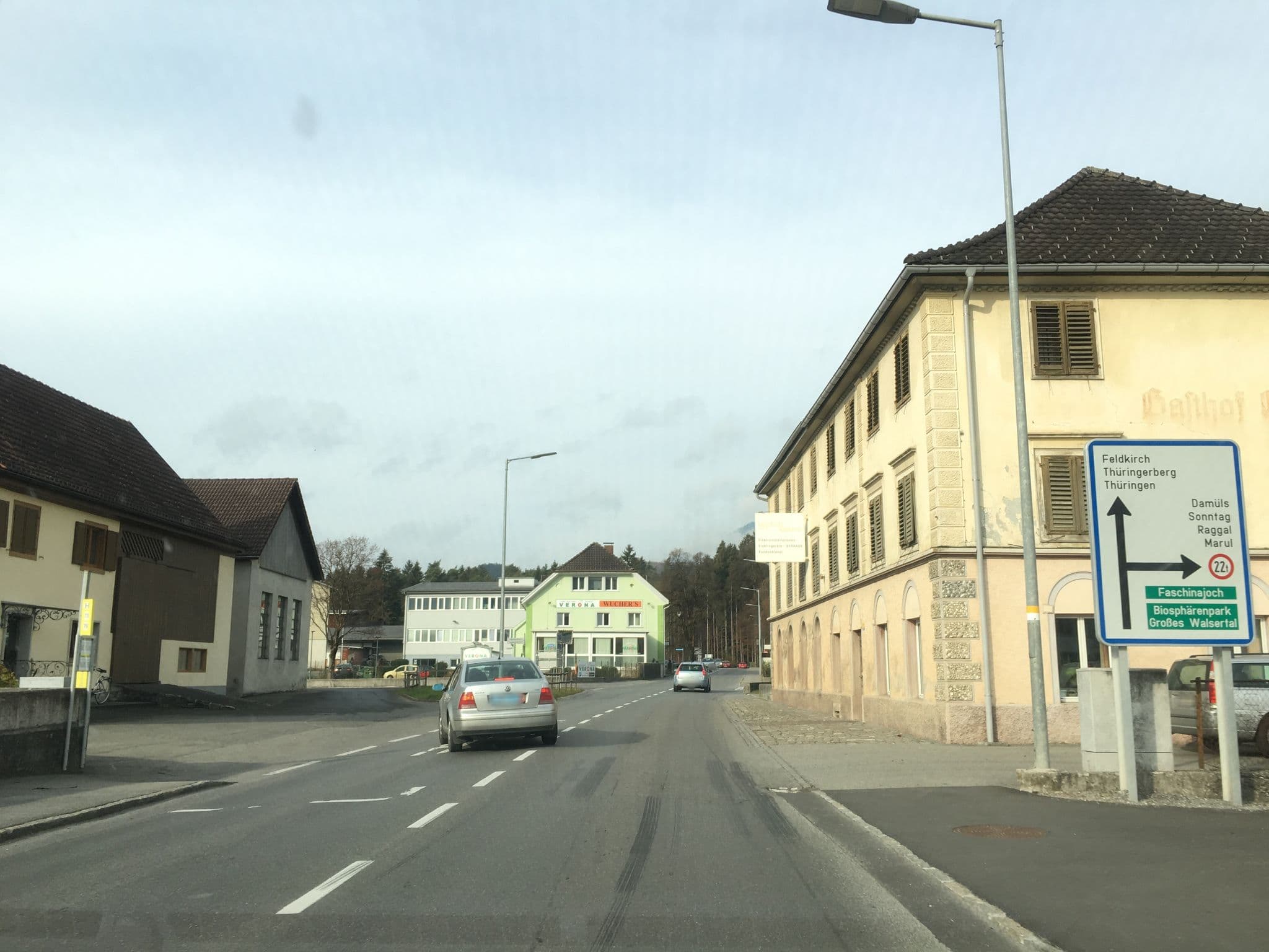 Street view near Gasthof und Pension Krone, Ludesch — © alferic (CC BY-SA · Mapillary)