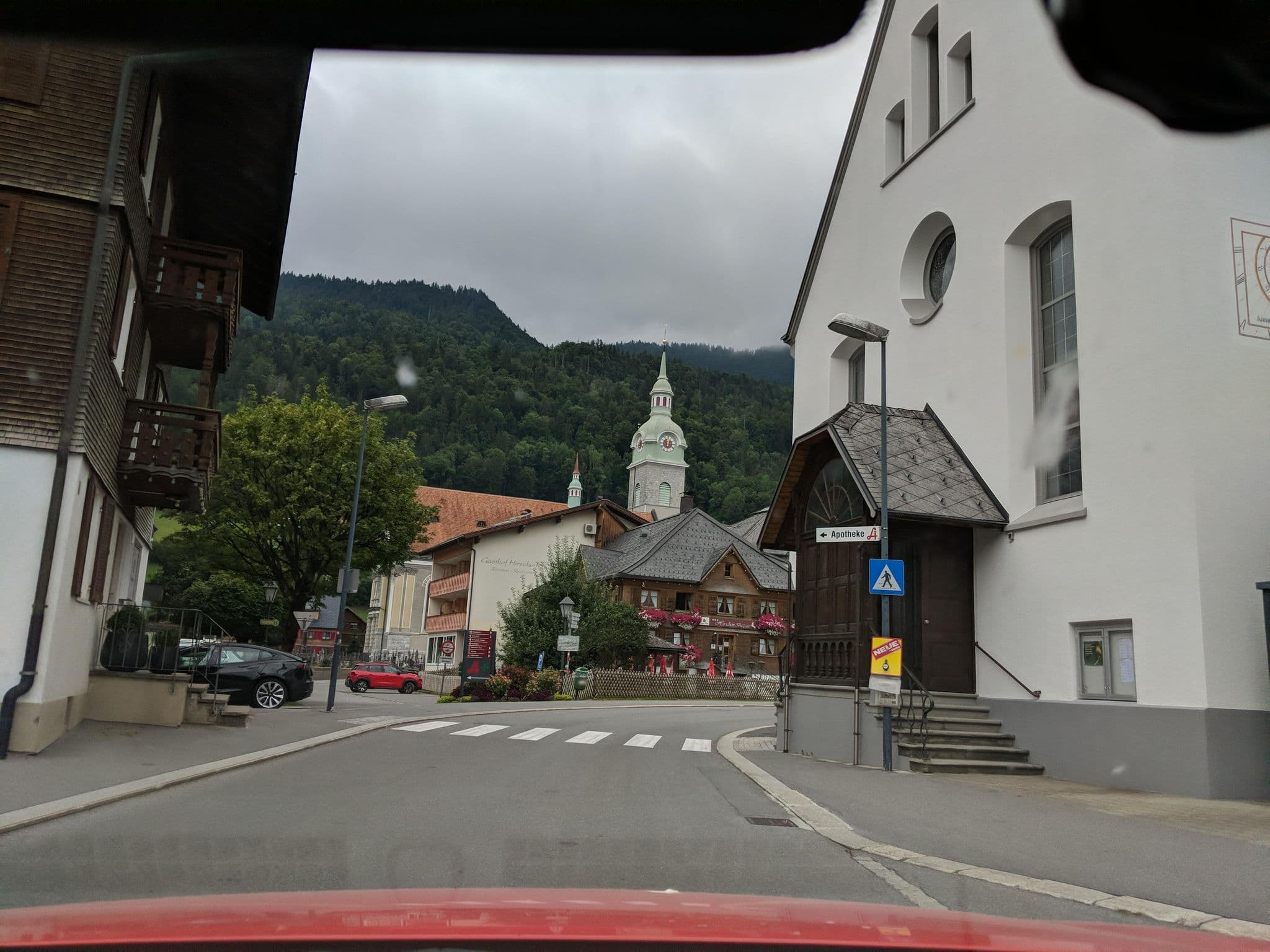 Street view near Kur- und Sporthotel Post Kaufmann GmbH & Co, Bezau — © mcliquid (CC BY-SA · Mapillary)
