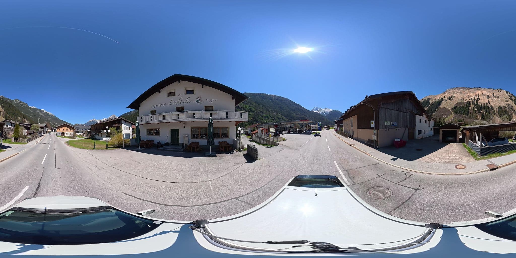 Street view near Pension Lechtaler, Schönwies — © osmplus_org (CC BY-SA · Mapillary)