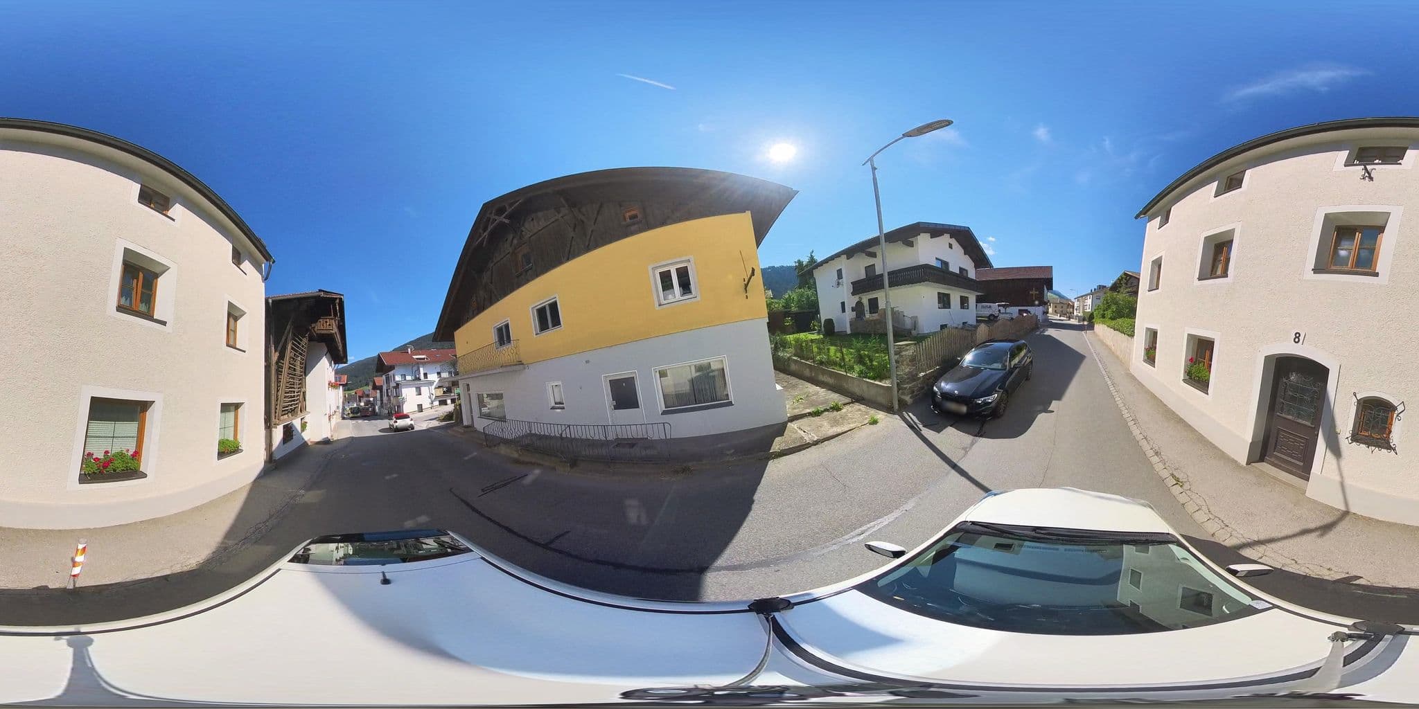 Street view near Anton und Edith Zimmermann, Axams — © osmplus_org (CC BY-SA · Mapillary)