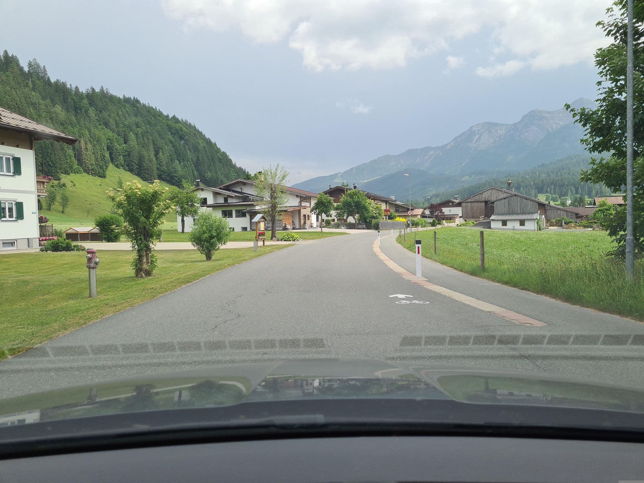 Street view near Gästehaus Hain, Hochfilzen — © schermy_at (CC BY-SA · Mapillary)