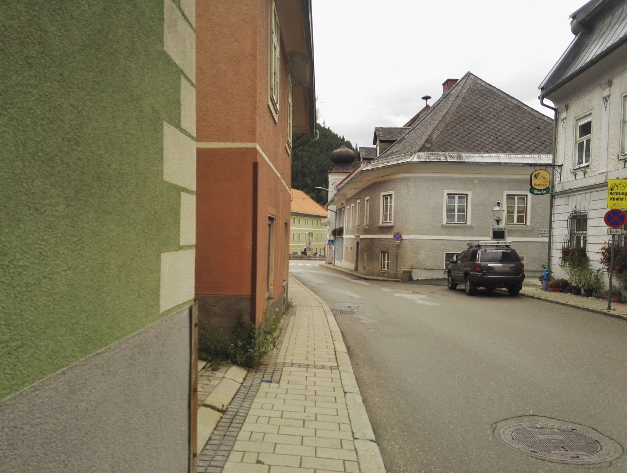 Street view near Gasthaus z Post, Vordernberg — © aceini (CC BY-SA · Mapillary)