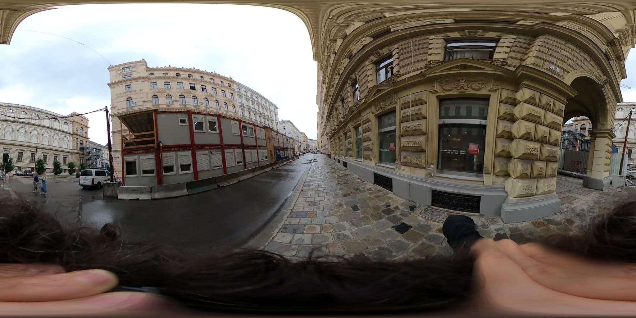 Street view near Thermenplatz 7 Hotelbetriebs GmbH, Josefstadt — © consens_verkehrsplanung (CC BY-SA · Mapillary)