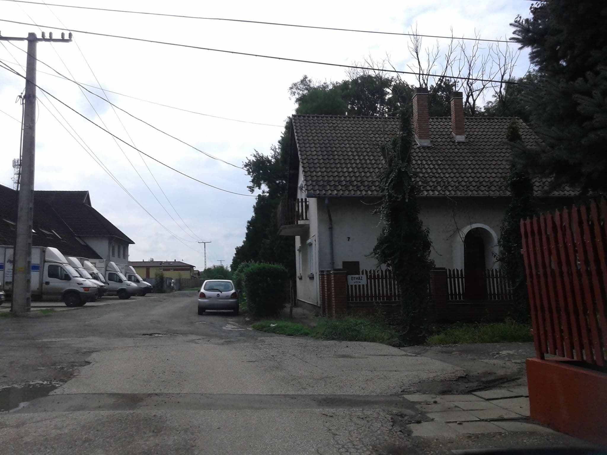 Street view near Marika Vendégház, Szeged — © esandorhu (CC BY-SA · Mapillary)
