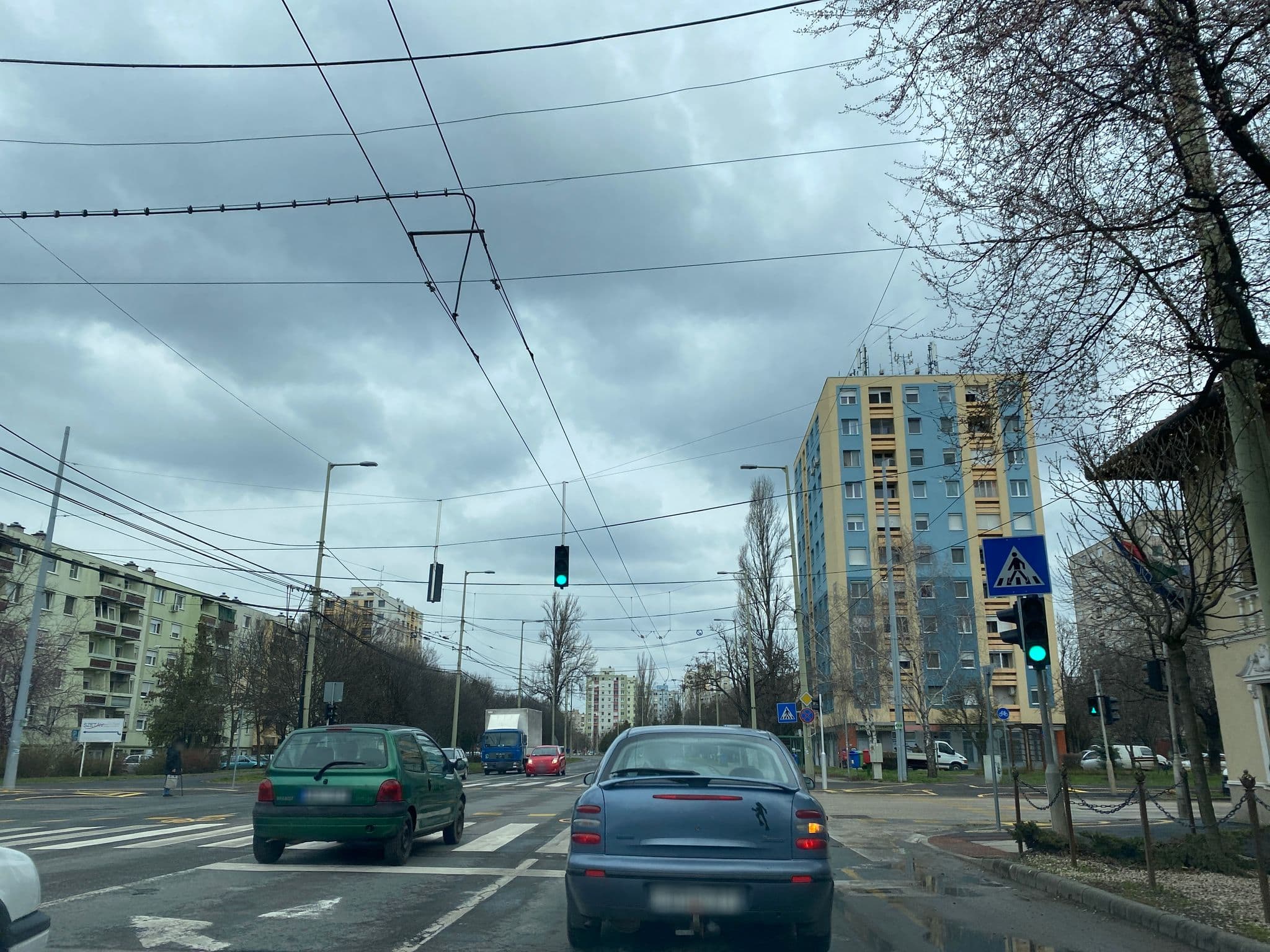 Street view near Don Mario Panzio, Szeged — © molnarb (CC BY-SA · Mapillary)