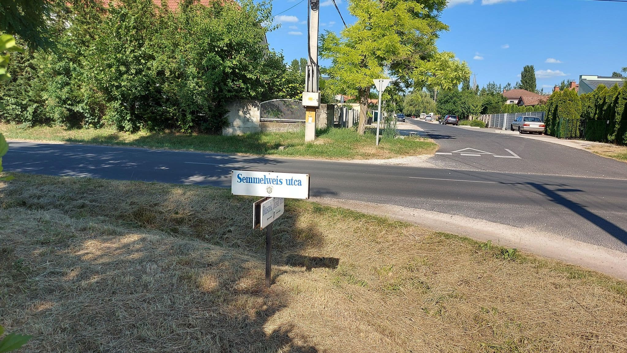 Street view near Krisztina Vendégház Keszthely, Gyenesdiás — © vasony (CC BY-SA · Mapillary)