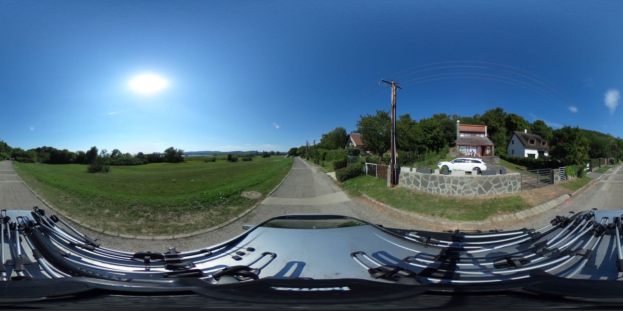 Street view near Peace & Beach House in Tihany, Sajkod, Tihany — © kolesajr (CC BY-SA · Mapillary)