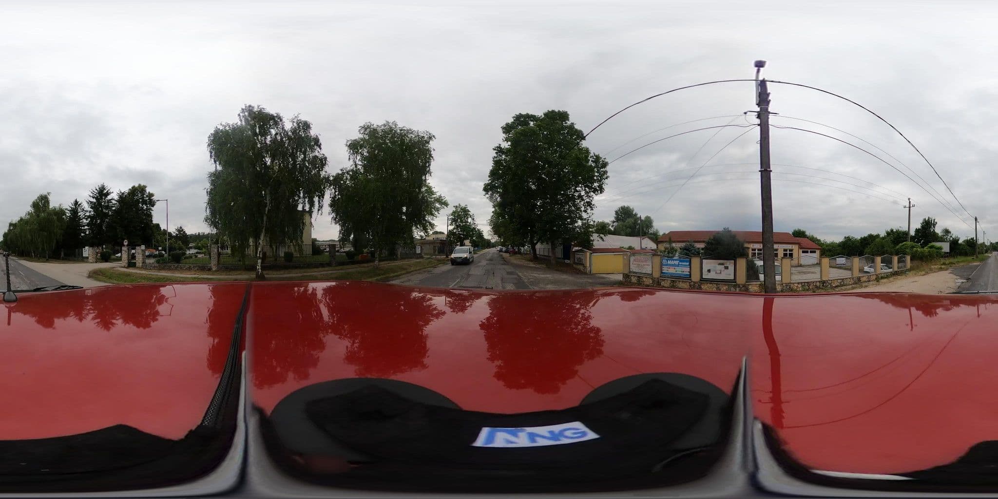 Street view near ROMANTIK PANZIÓ ÉTTEREM, Tatabánya — © osminng (CC BY-SA · Mapillary)