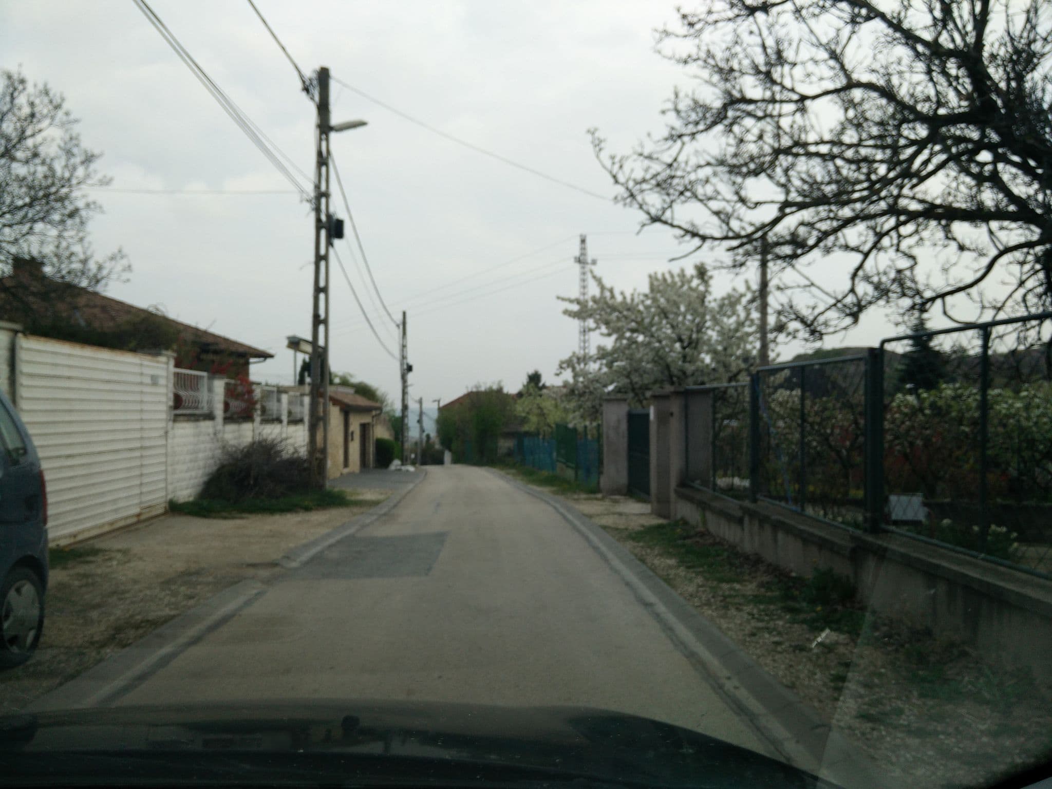 Street view near Asterope Panzió, Budaörs — © grin (CC BY-SA · Mapillary)