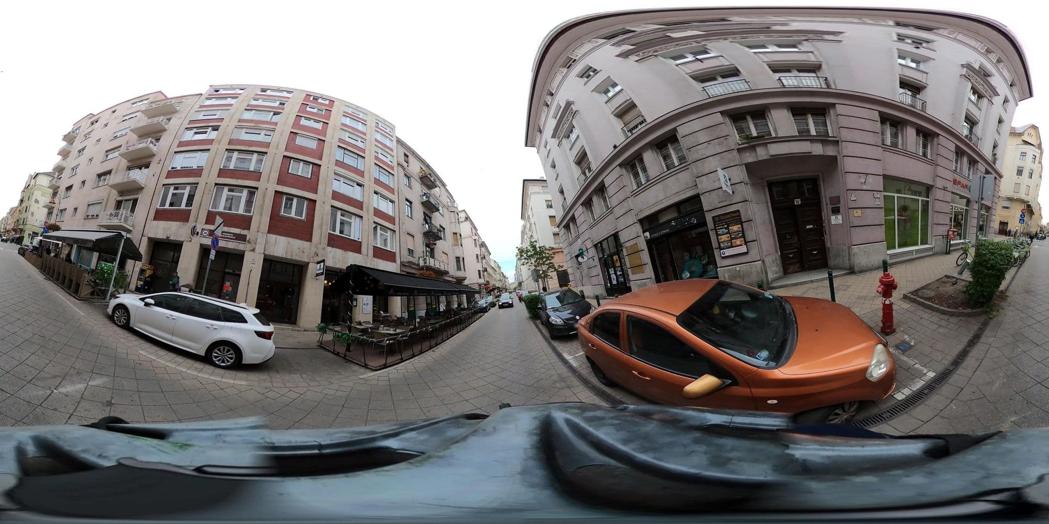 Street view near Walking Bed Budapest Ráday, Belső-Ferencváros — © grozsa11 (CC BY-SA · Mapillary)