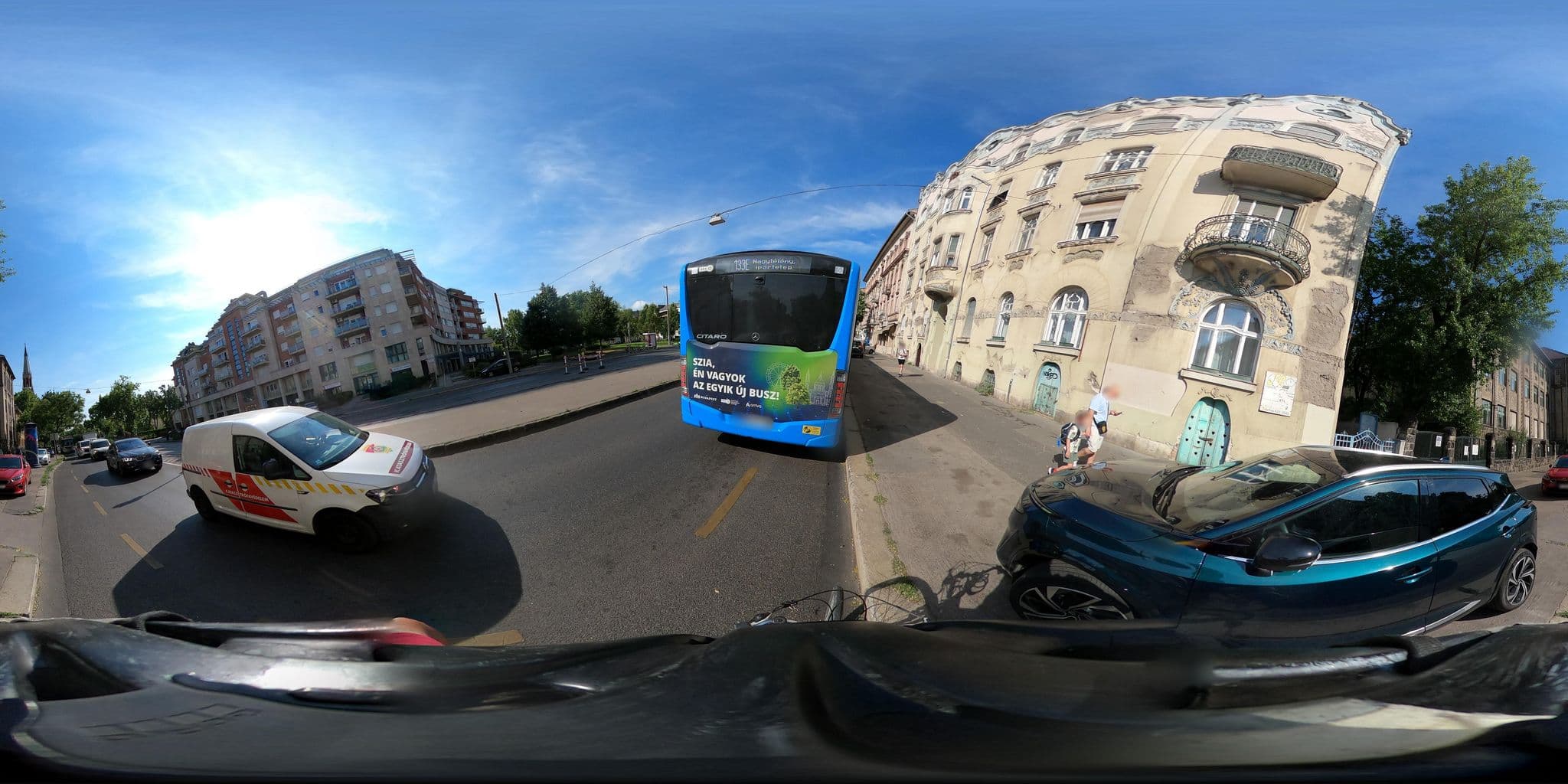 Street view near Szenes-House Apartman, Istvánmező — © grozsa11 (CC BY-SA · Mapillary)