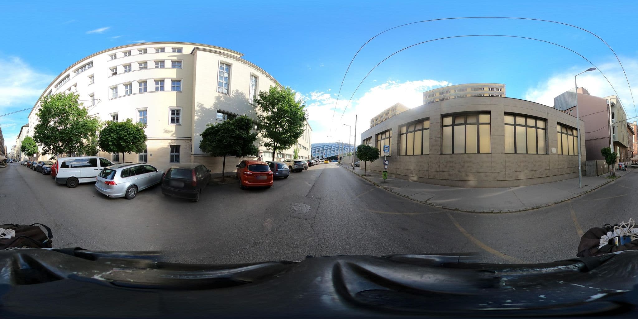 Street view near City Hostel Danube, Belső-Ferencváros — © grozsa11 (CC BY-SA · Mapillary)