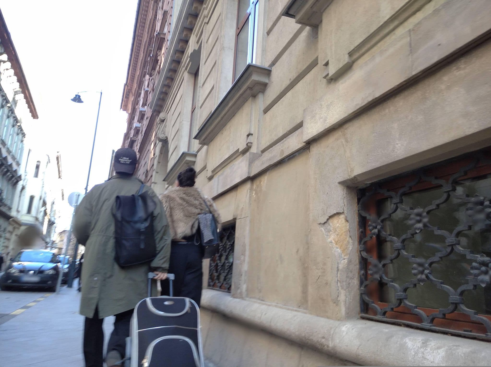 Street view near Ciao Budapest Hostel, Corvinnegyed — © grozsa11 (CC BY-SA · Mapillary)