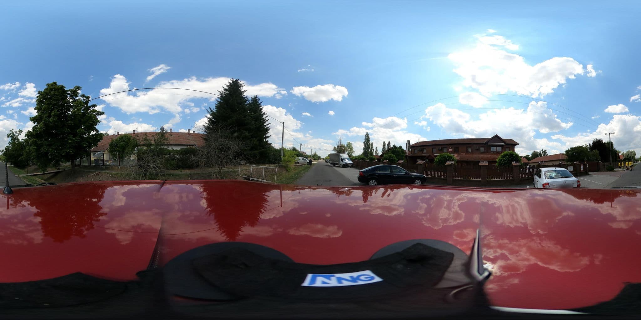 Street view near Alcsi Holt Tisza Vendégház és Étterem, Szolnok — © osminng (CC BY-SA · Mapillary)