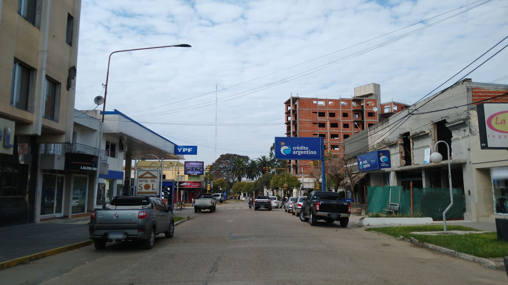 Street view near Hotel Del Sol, Chajarí — © diegokrein (CC BY-SA · Mapillary)