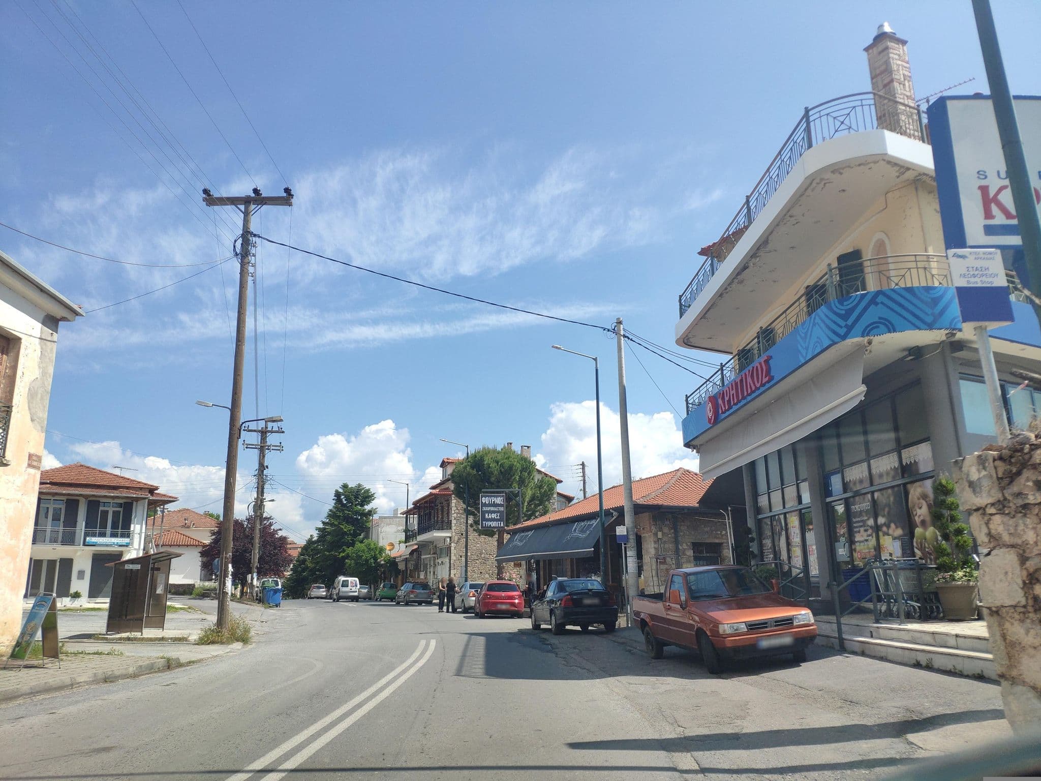 Street view near Μαιναλια Villas & Suites, Levídion — © pppetros (CC BY-SA · Mapillary)