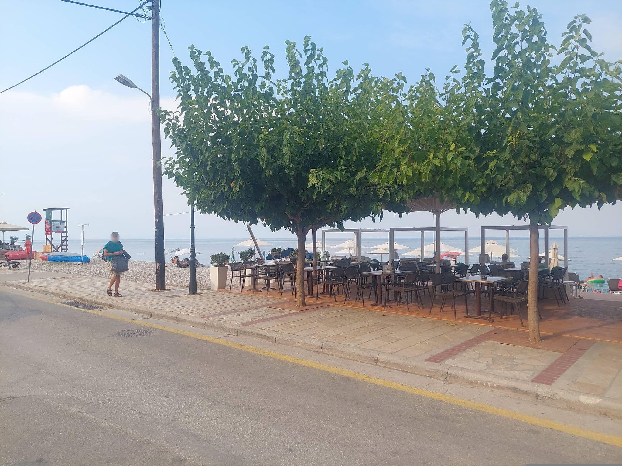 Street view near Akrata Beach Hotel, Aíyira — © eran063 (CC BY-SA · Mapillary)