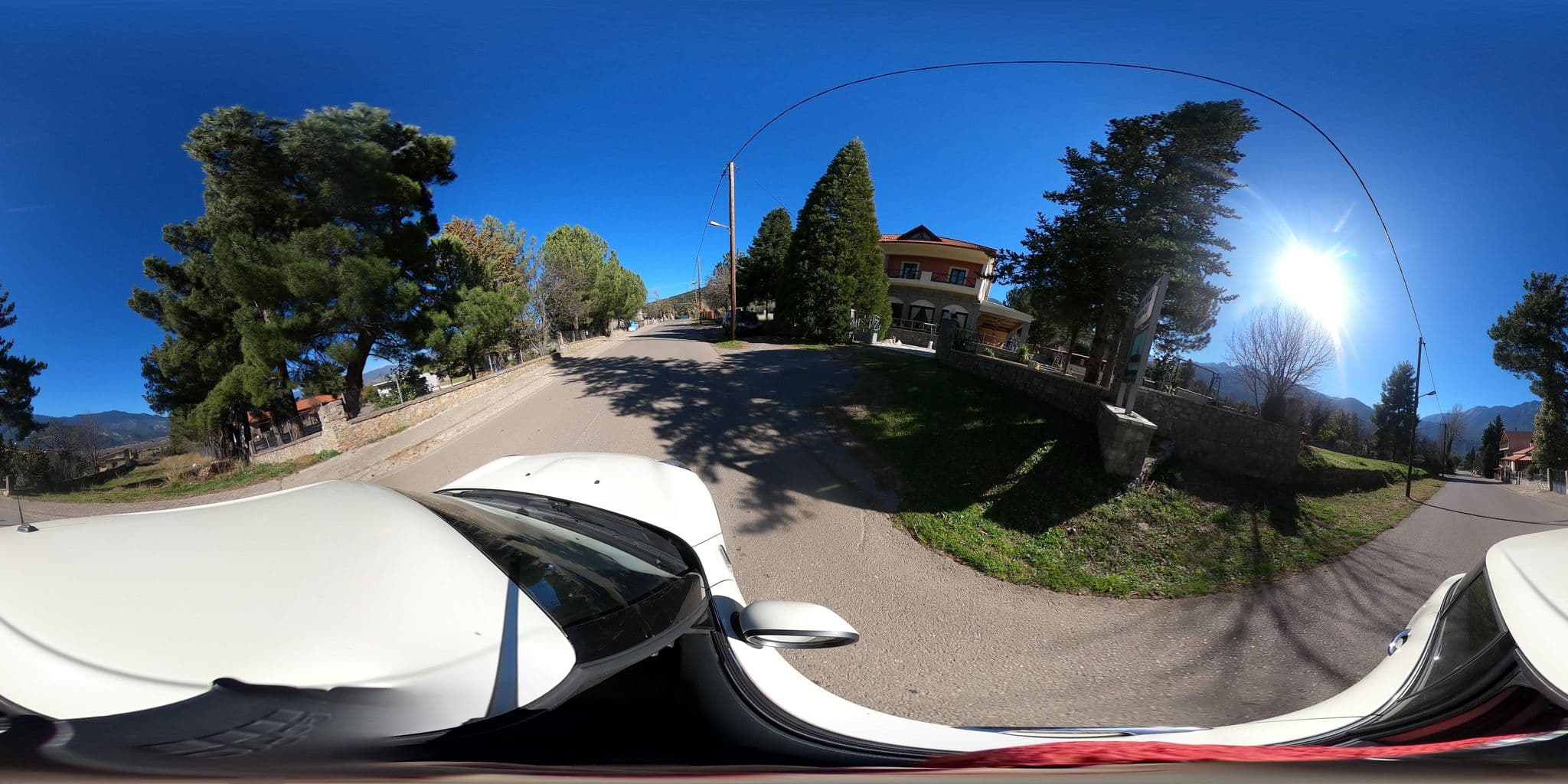 Street view near Ξενώνας "Σοφιανός", Polídhrosos — © cedionysis (CC BY-SA · Mapillary)