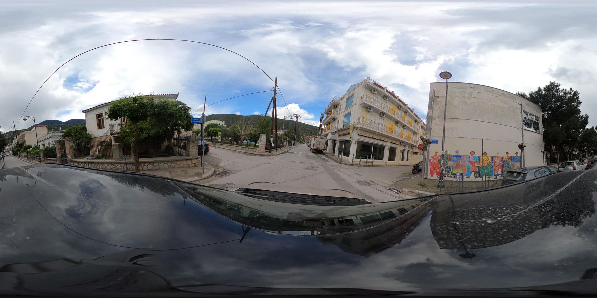 Street view near Hotel Amfissaeum, Ámfissa — © RoikosSA (CC BY-SA · Mapillary)