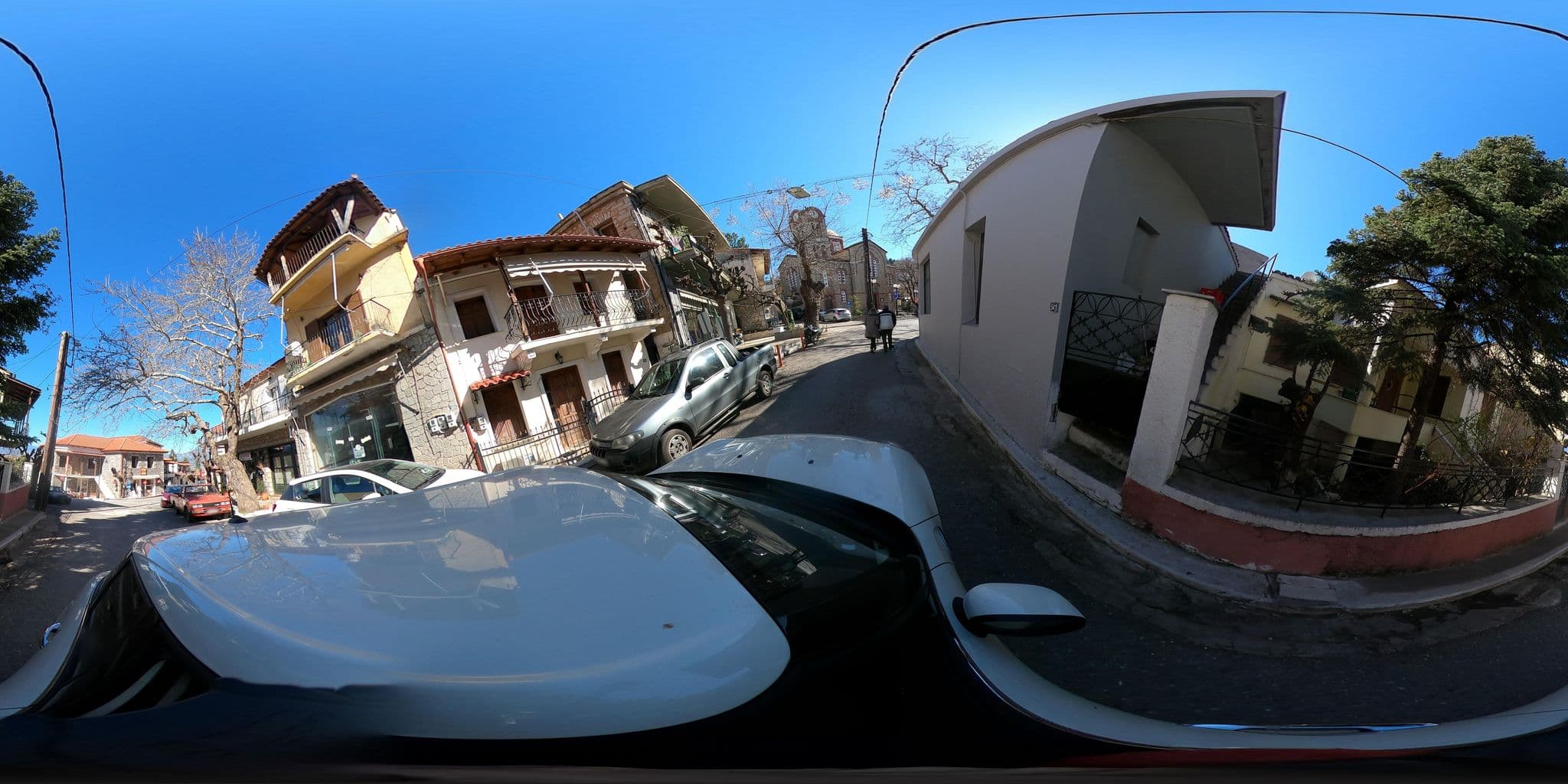 Street view near Ξενώνας "Σχολαρχείο", Polídhrosos — © cedionysis (CC BY-SA · Mapillary)