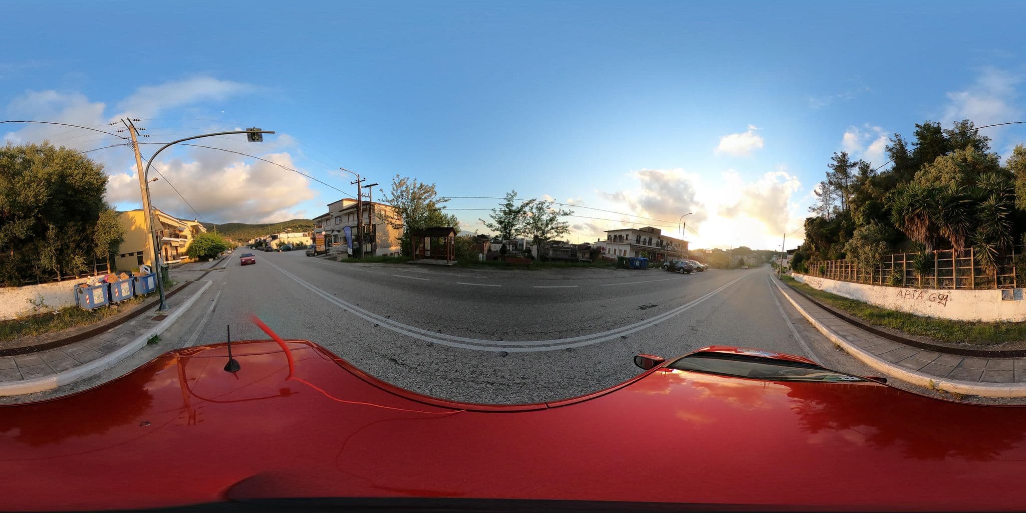 Street view near Hotel Sorokos, Menídi — © nglf (CC BY-SA · Mapillary)
