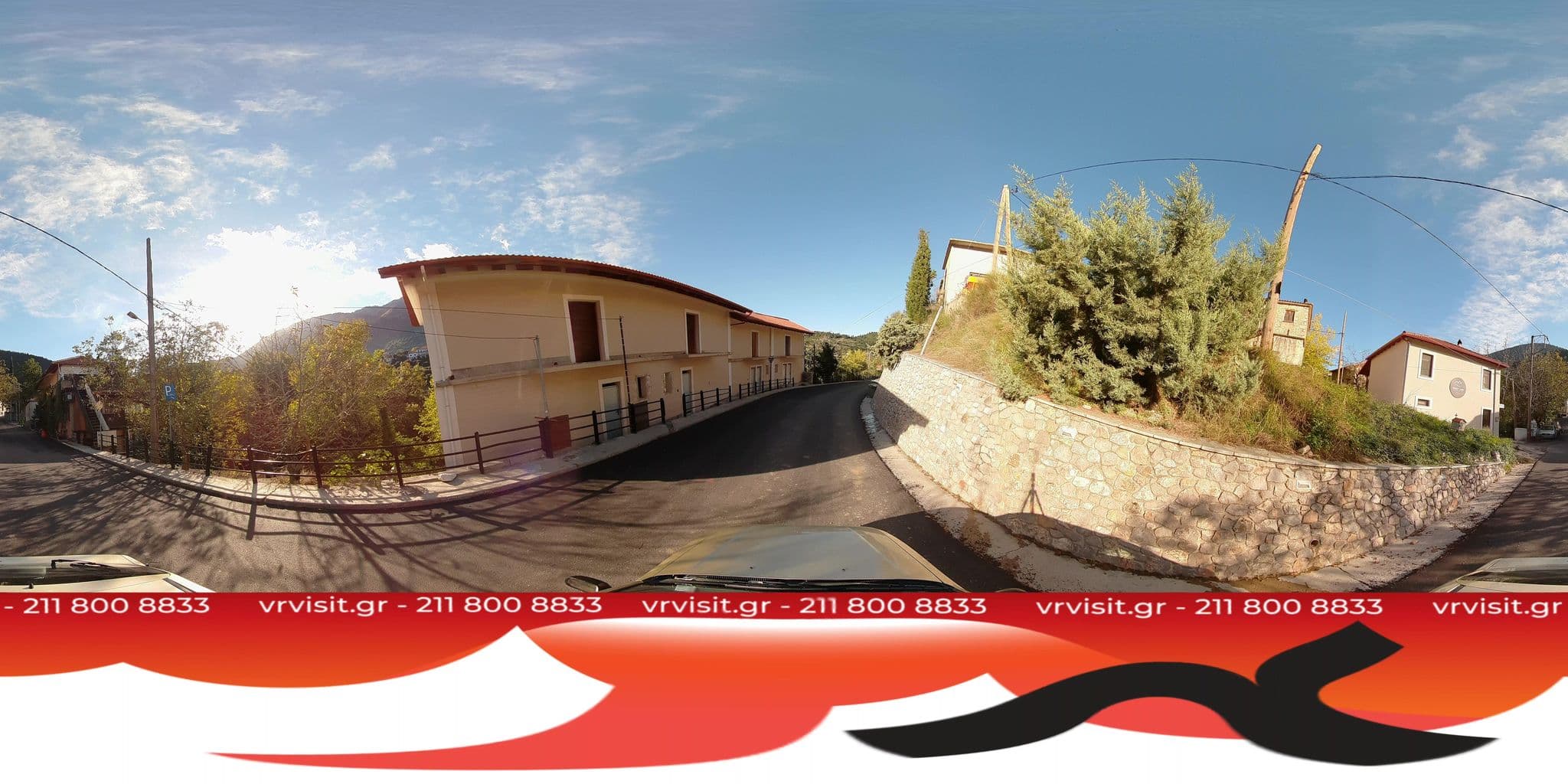 Street view near Ξενώνας Λίθος, Polídhrosos — © VRvisit (CC BY-SA · Mapillary)
