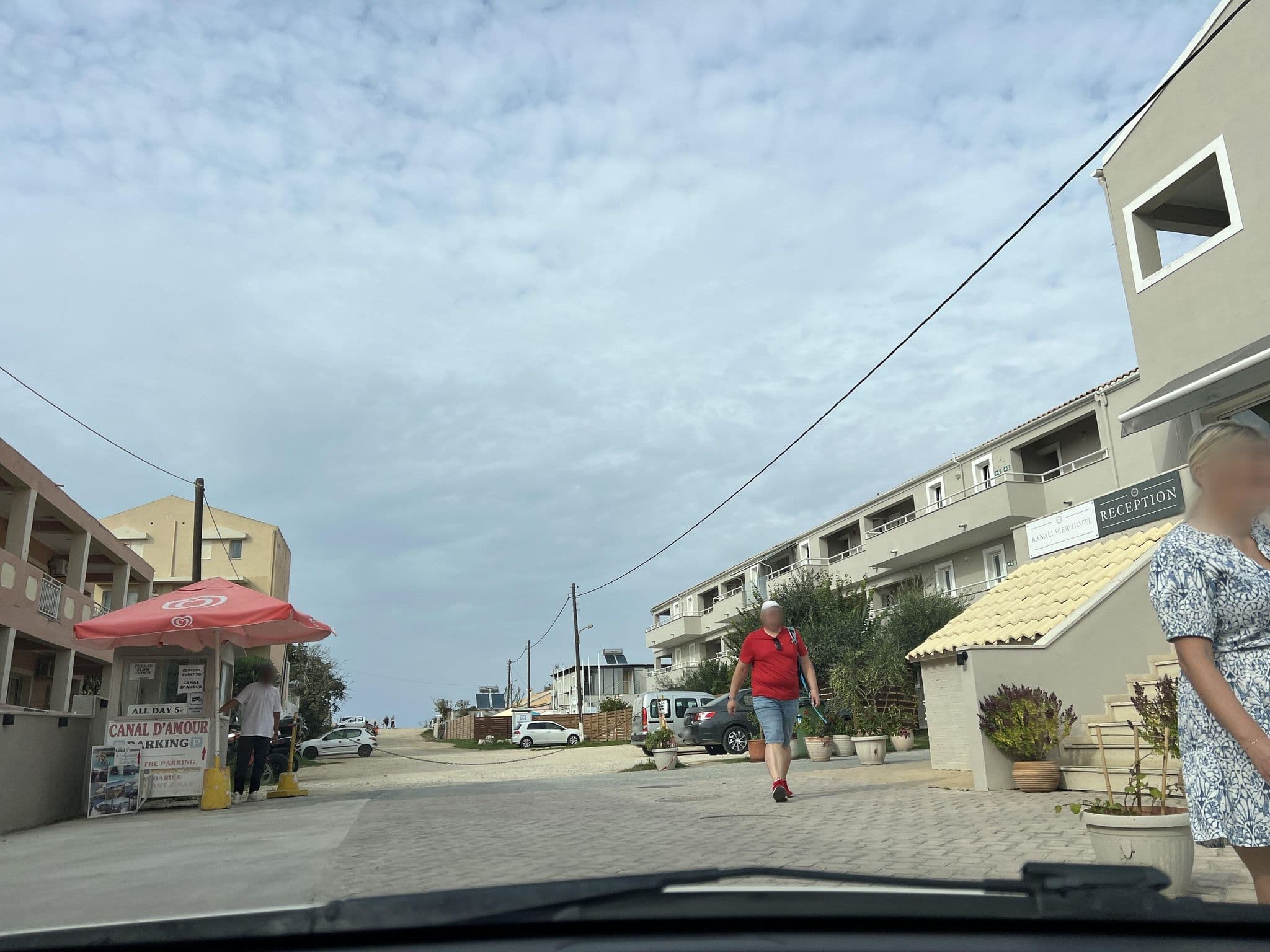 Street view near Socrates Hotel, Agios Georgis — © VMConsulting (CC BY-SA · Mapillary)