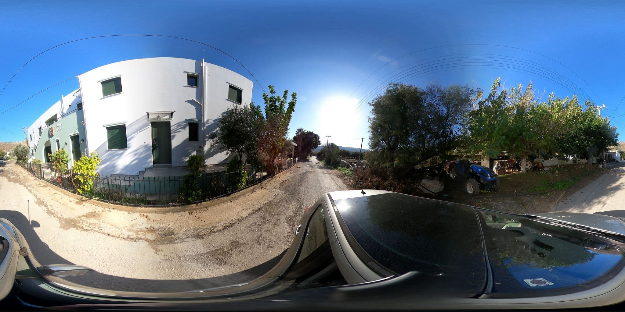 Street view near Xenios Zeus, Kíssamos — © alexbartzokas (CC BY-SA · Mapillary)