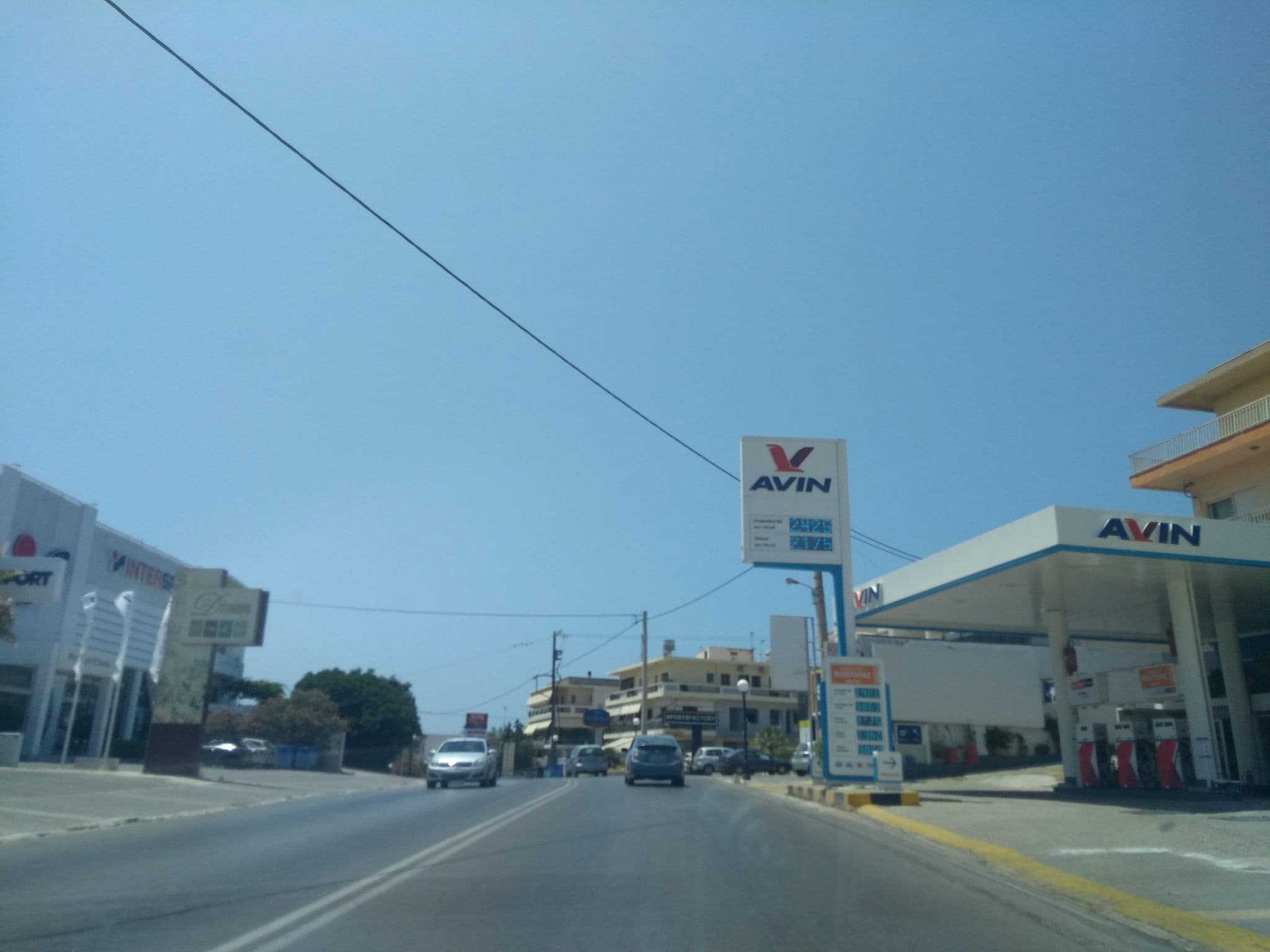 Street view near Poseisdon Apartments, Darátsos — © thetornado76 (CC BY-SA · Mapillary)