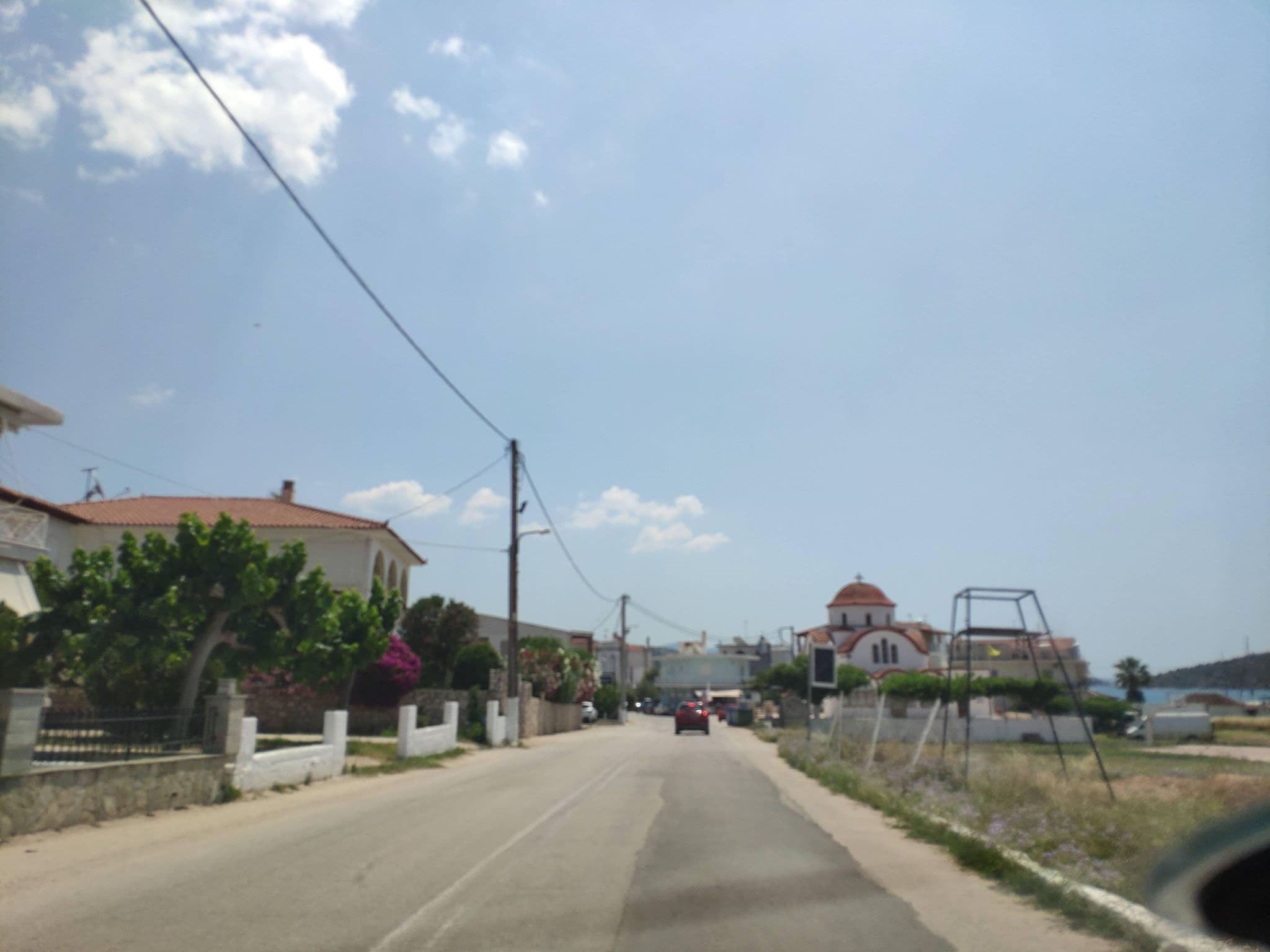 Street view near Stork Apparmtents, Drépanon — © pppetros (CC BY-SA · Mapillary)