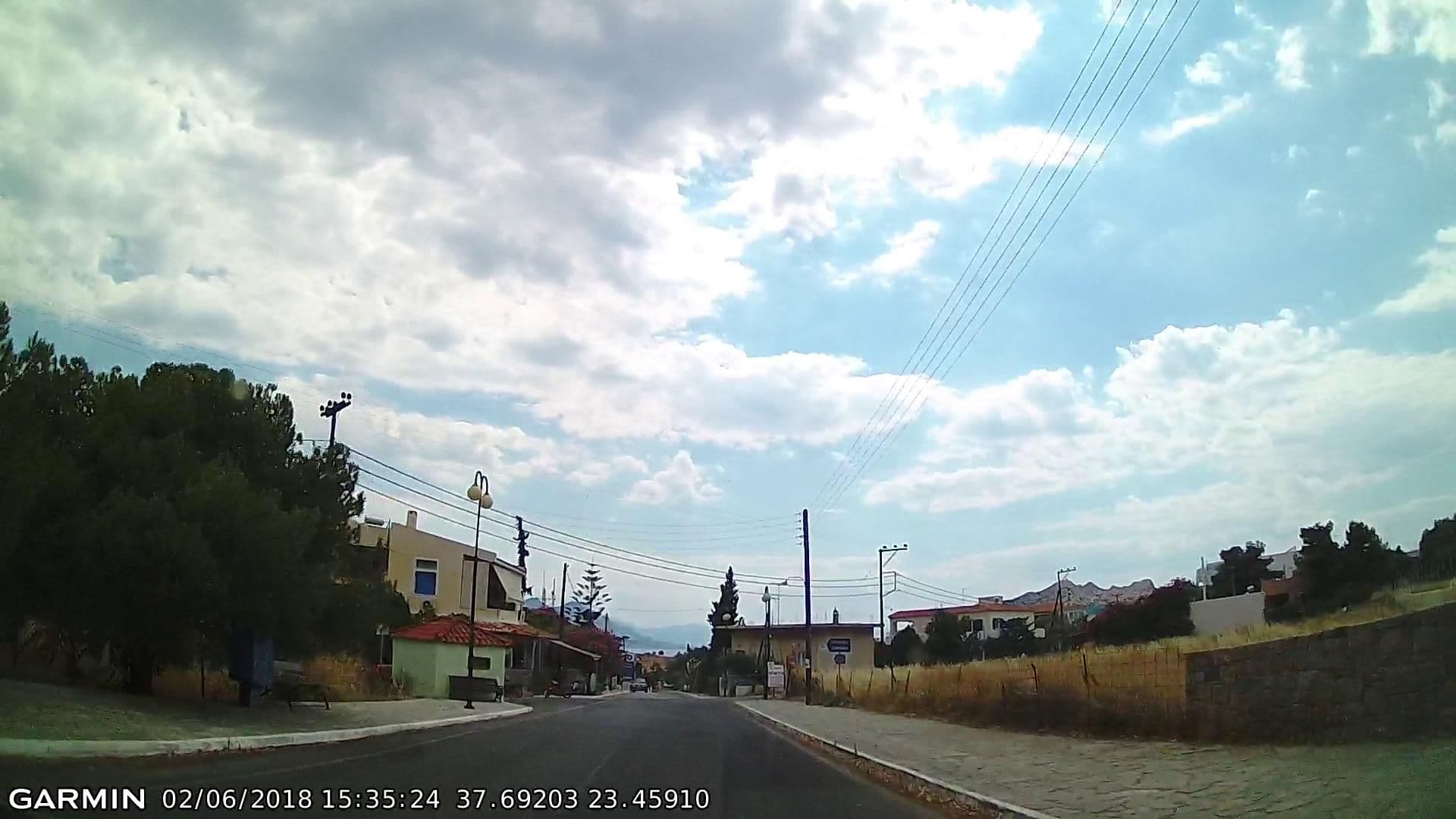 Street view near Venetia Studios, Aegina — © pppetros (CC BY-SA · Mapillary)
