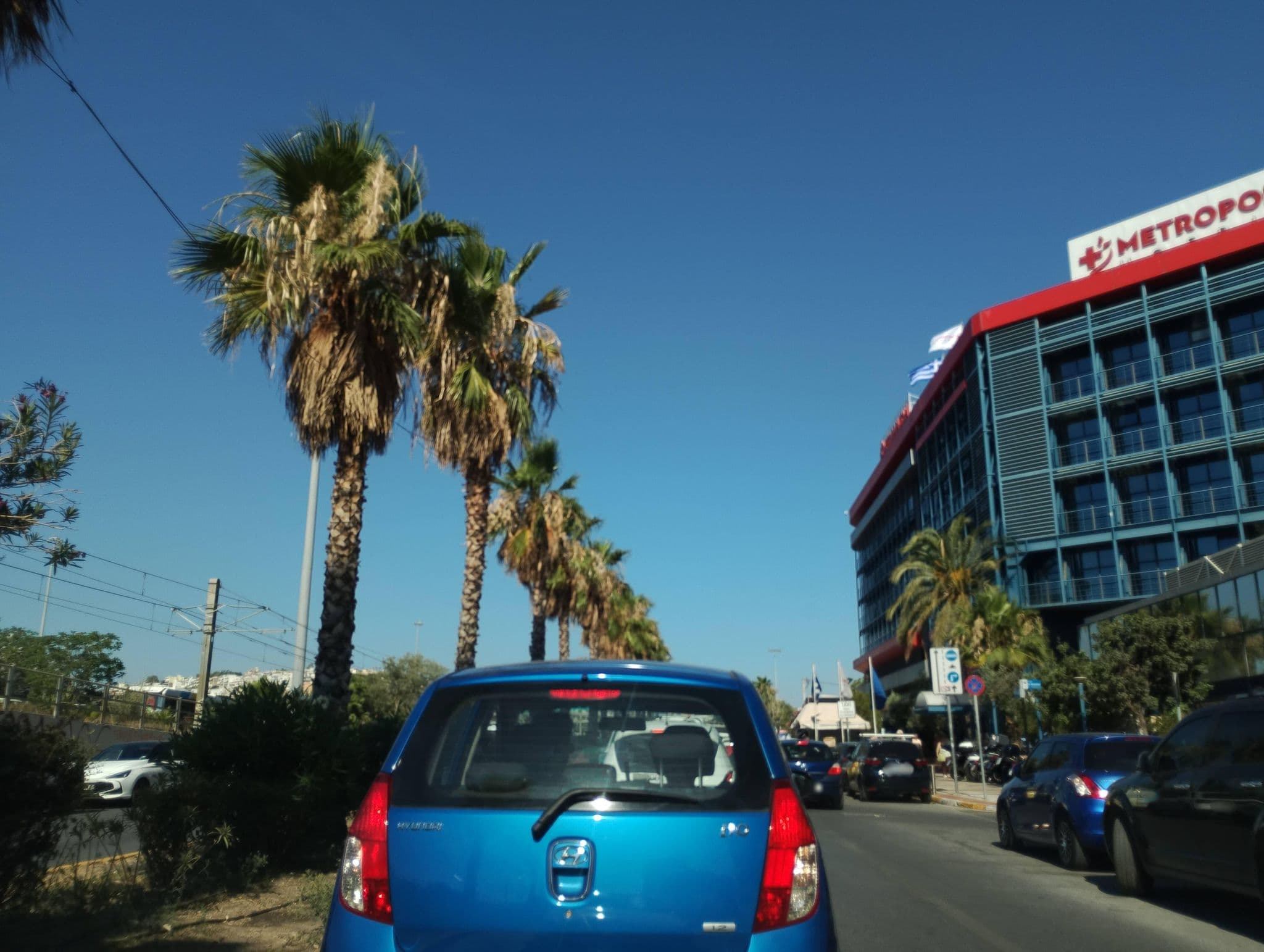 Street view near Phalireas Hotel, Moskháton — © George_210 (CC BY-SA · Mapillary)