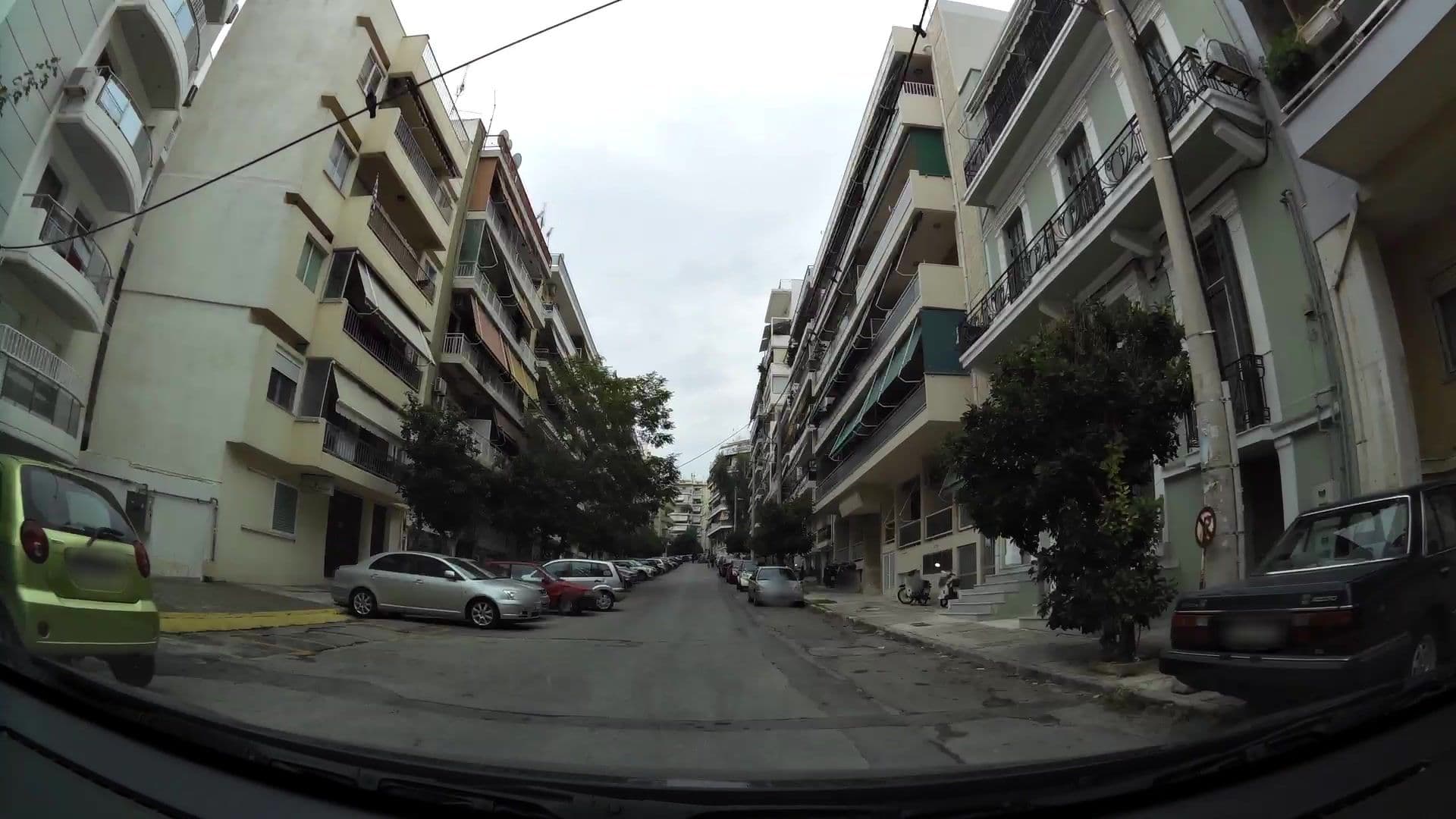 Street view near Scorpios Hotel, Piraeus — © kaartcam (CC BY-SA · Mapillary)
