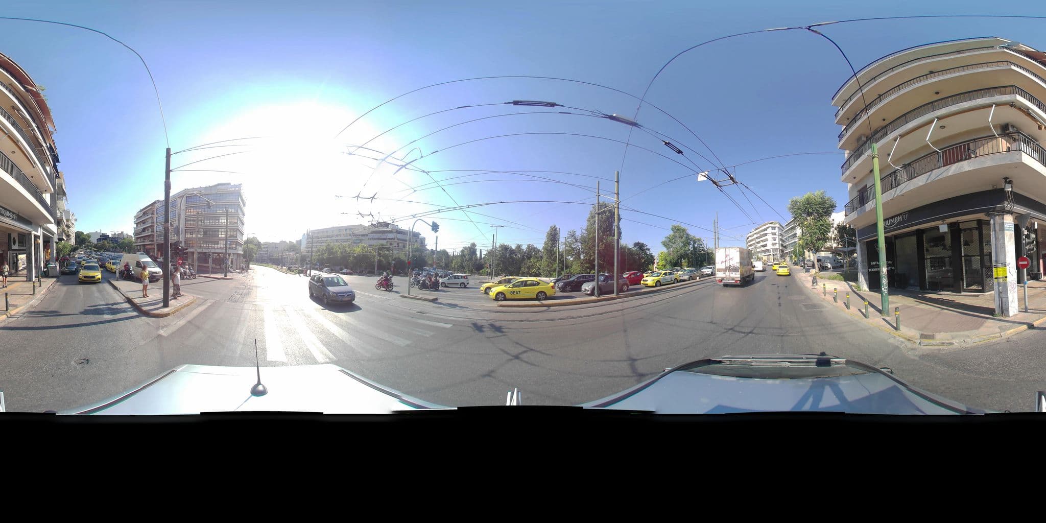 Street view near Malliott Vouliagmenis Apartment, Výronas — © zaf3kala (CC BY-SA · Mapillary)