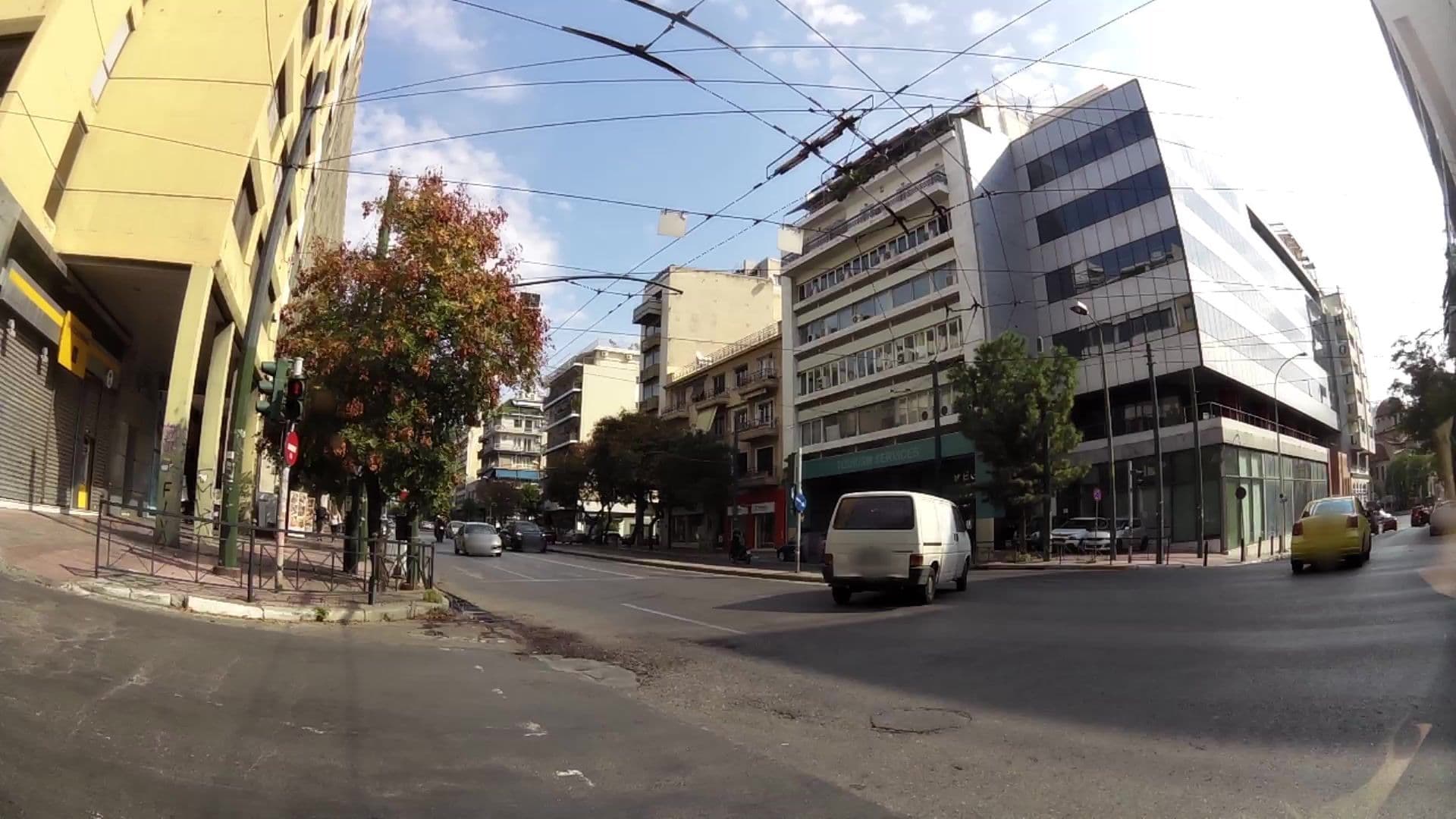 Street view near Acropolis Museum Boutique Hotel, Dhafní — © kaartcam (CC BY-SA · Mapillary)