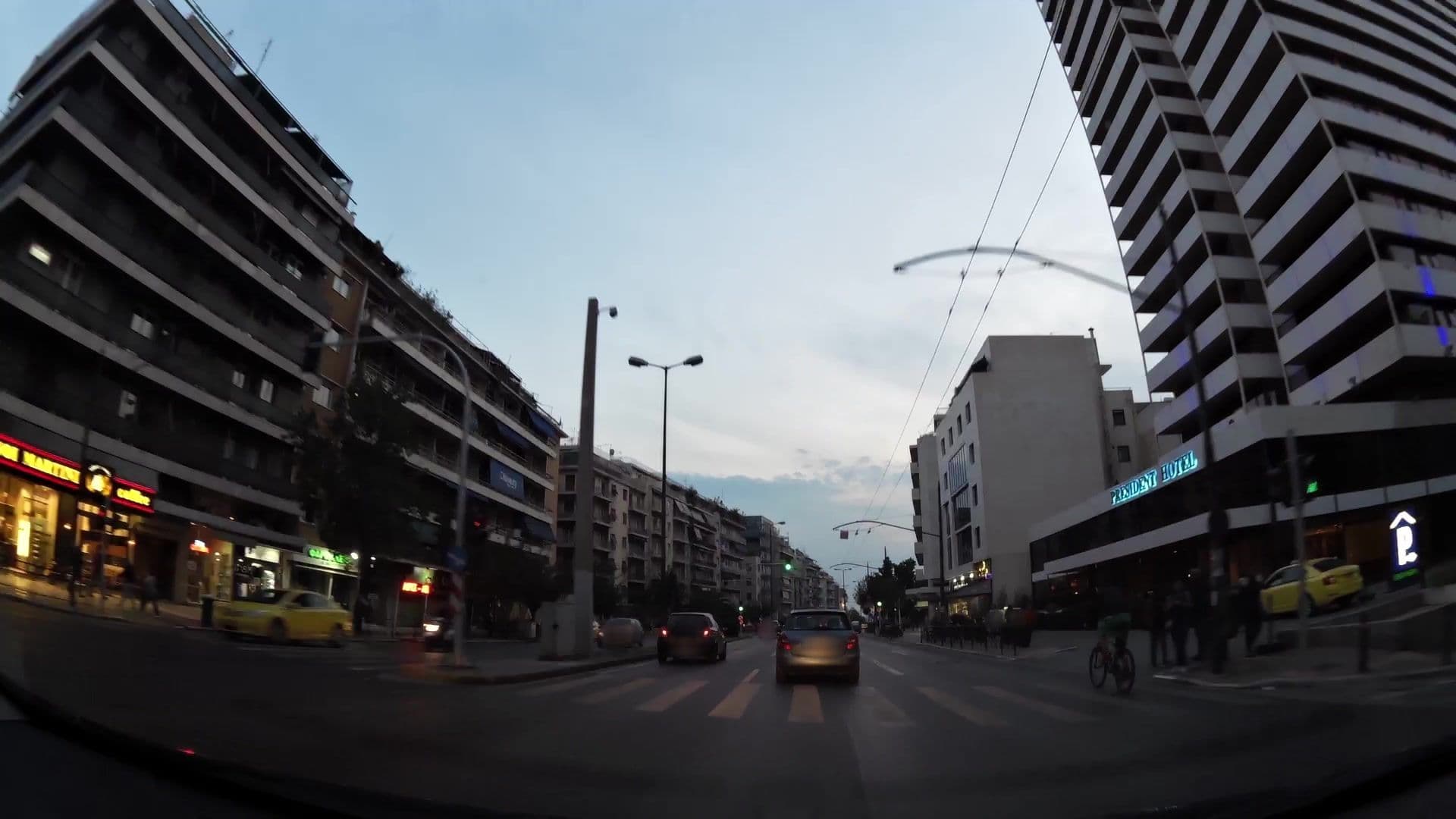 Street view near President Hotel Athens, Zográfos — © kaartcam (CC BY-SA · Mapillary)