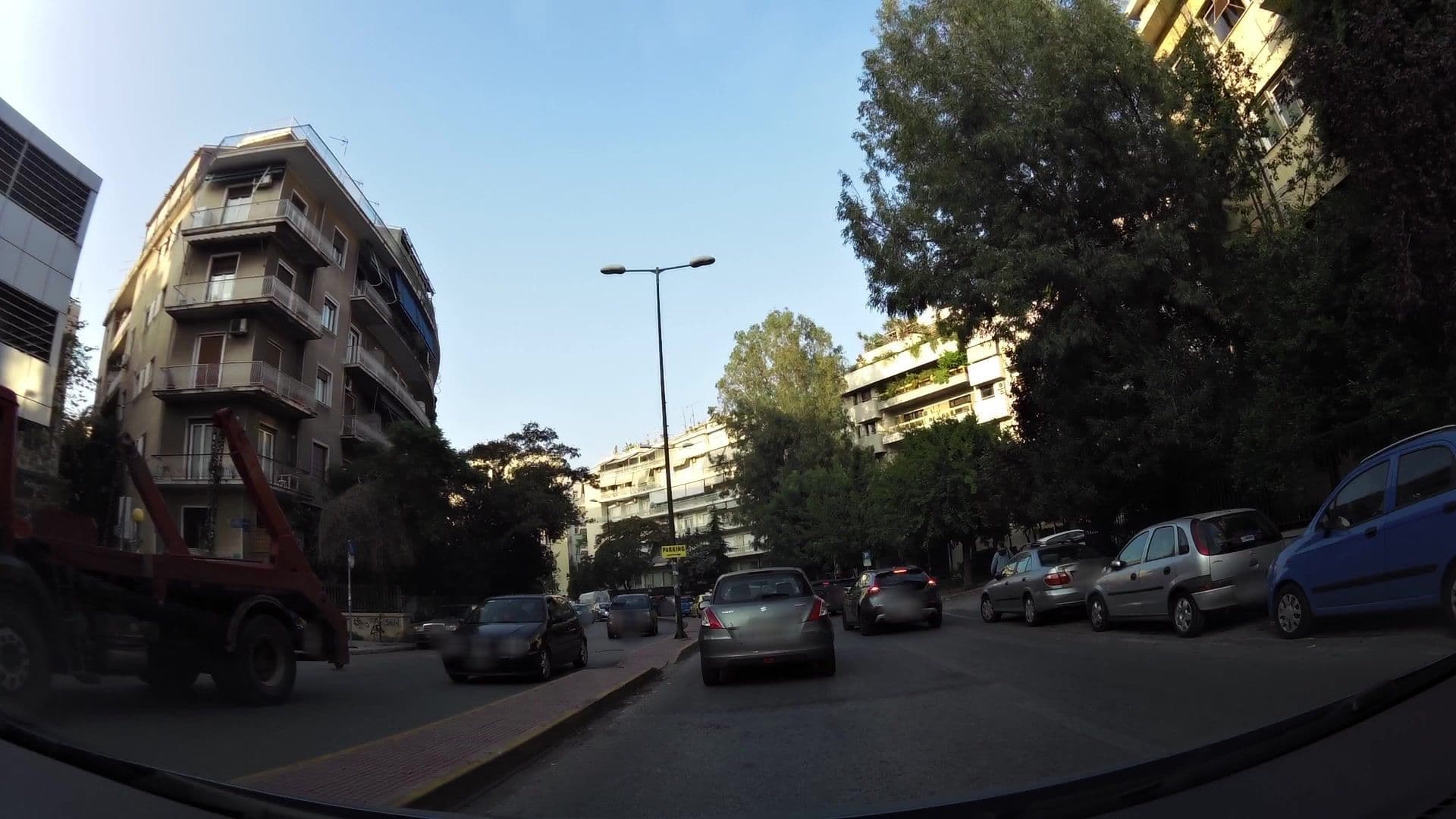 Street view near Art Suites Hotel, Zográfos — © kaartcam (CC BY-SA · Mapillary)