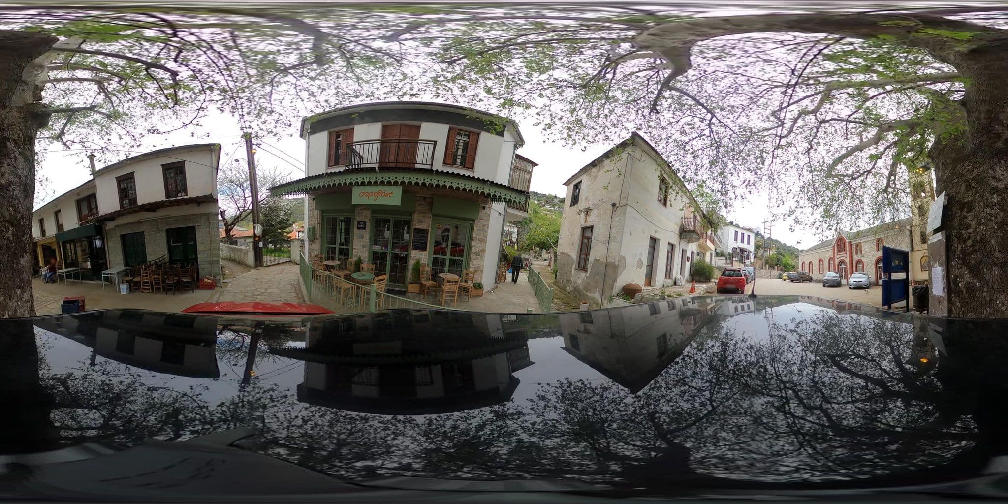 Street view near Mansion Terpou Βόλος, Áno Lekhónia — © RoikosSA (CC BY-SA · Mapillary)