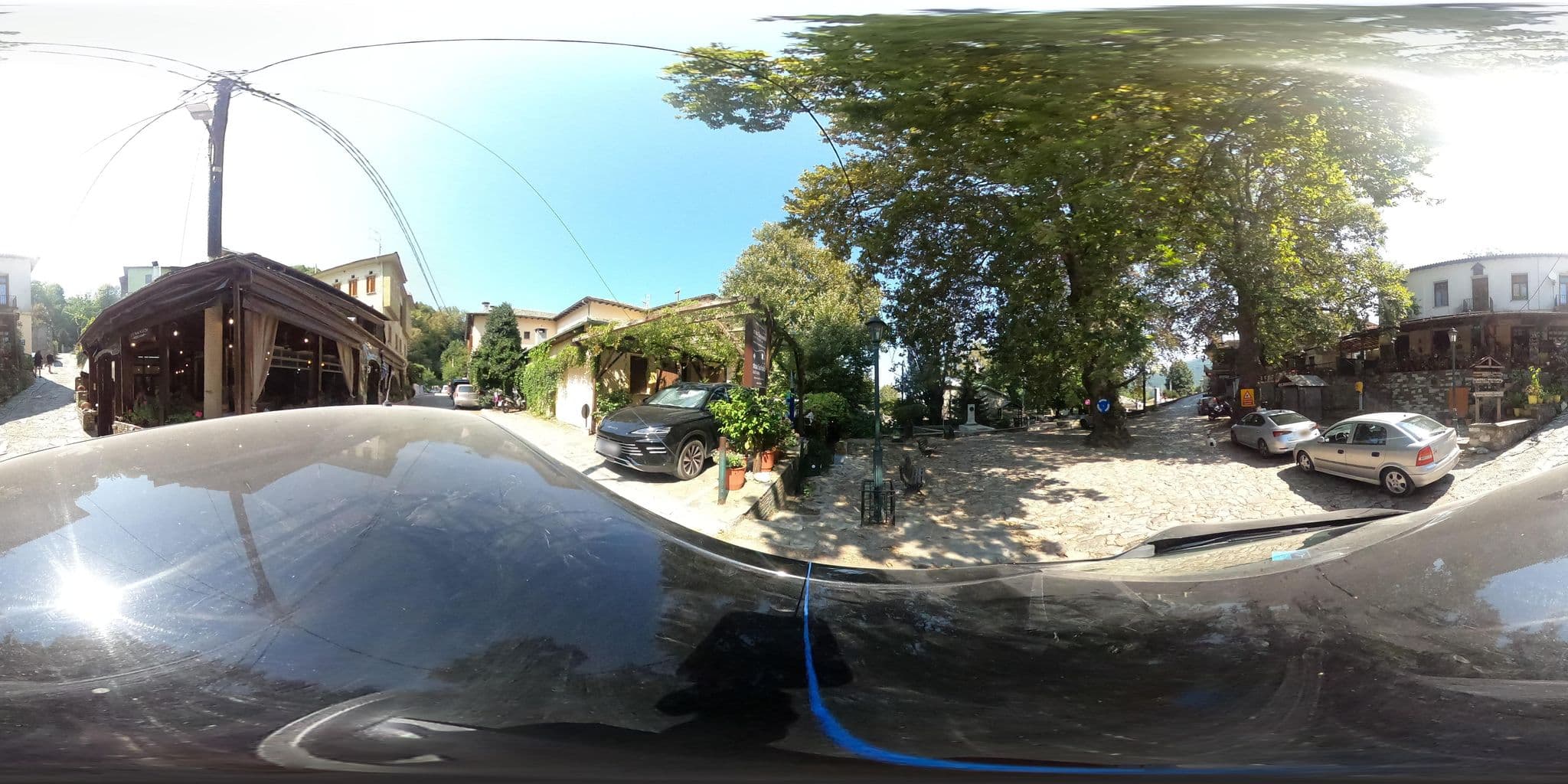 Street view near Ξενώνας Μύρτιλλο, Mouresi — © geraki (CC BY-SA · Mapillary)