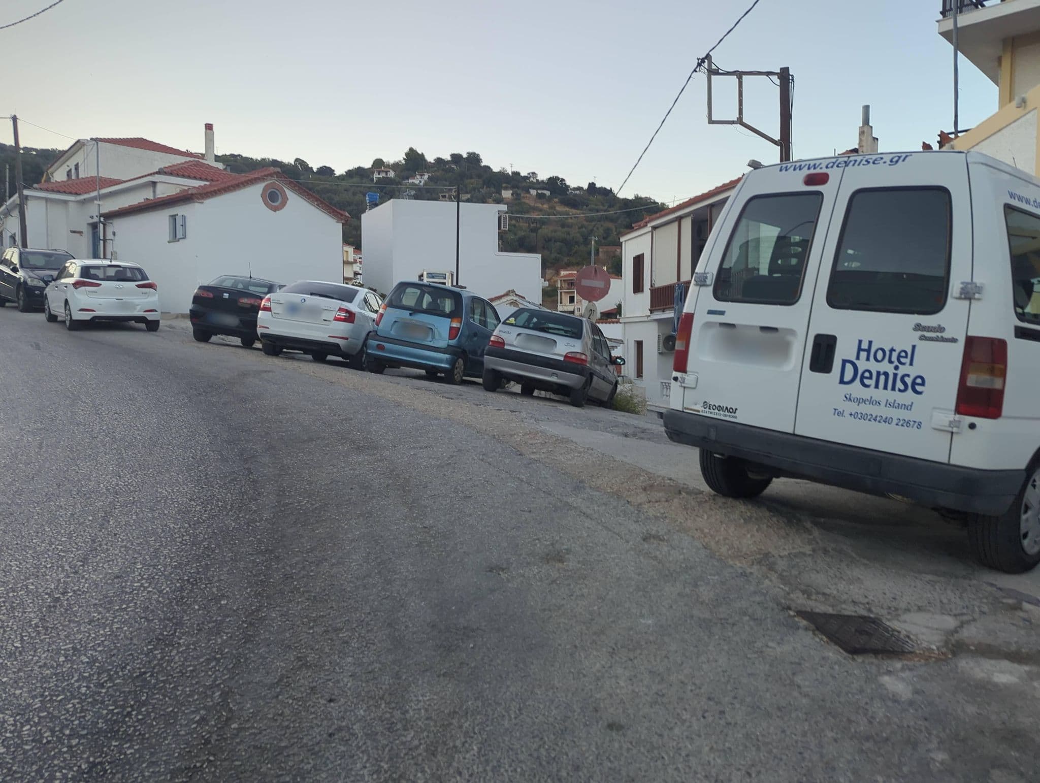 Street view near Hotel Denise, Skópelos — © Trick17 (CC BY-SA · Mapillary)